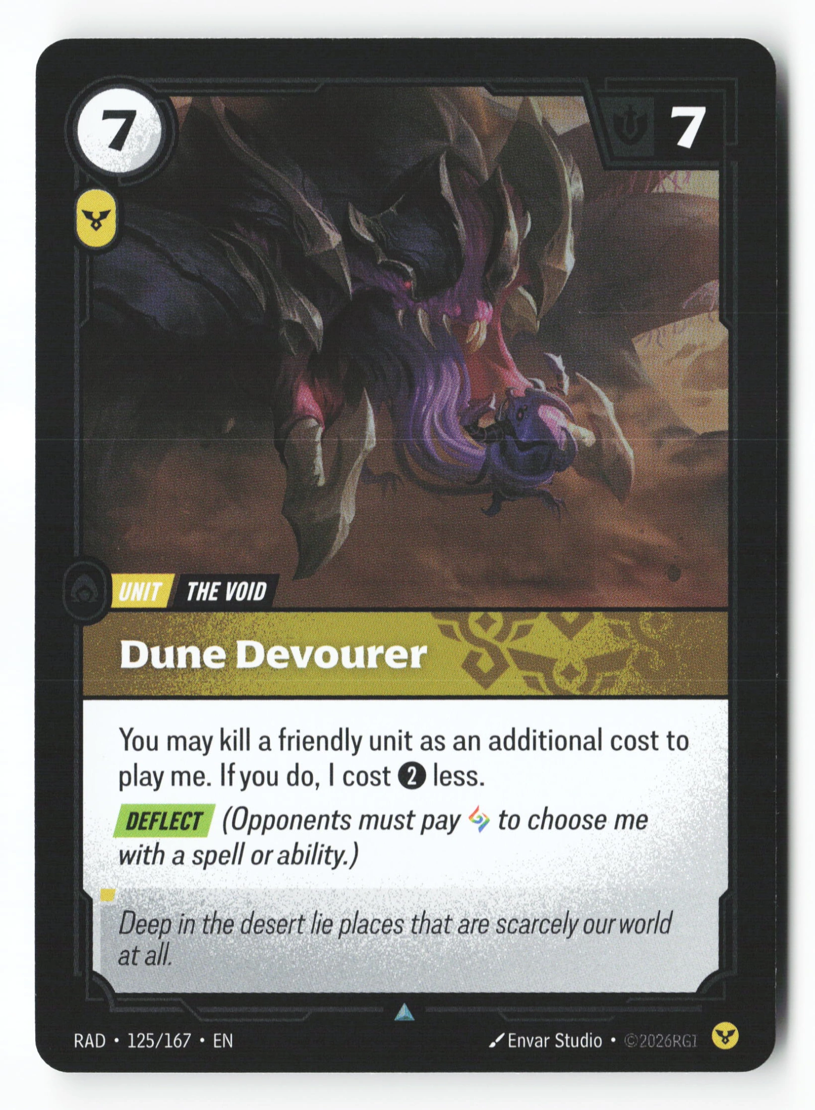 Dune Devourer (RAD 125) — Voorkant