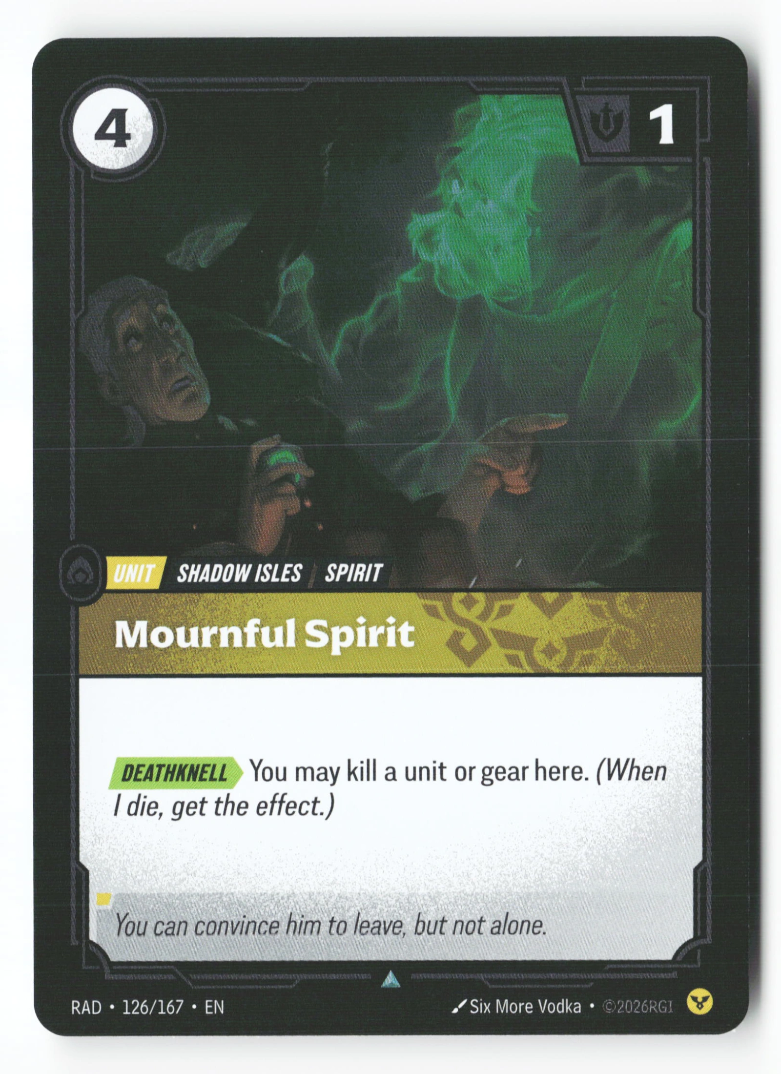 Mournful Spirit (RAD 126) — Voorkant