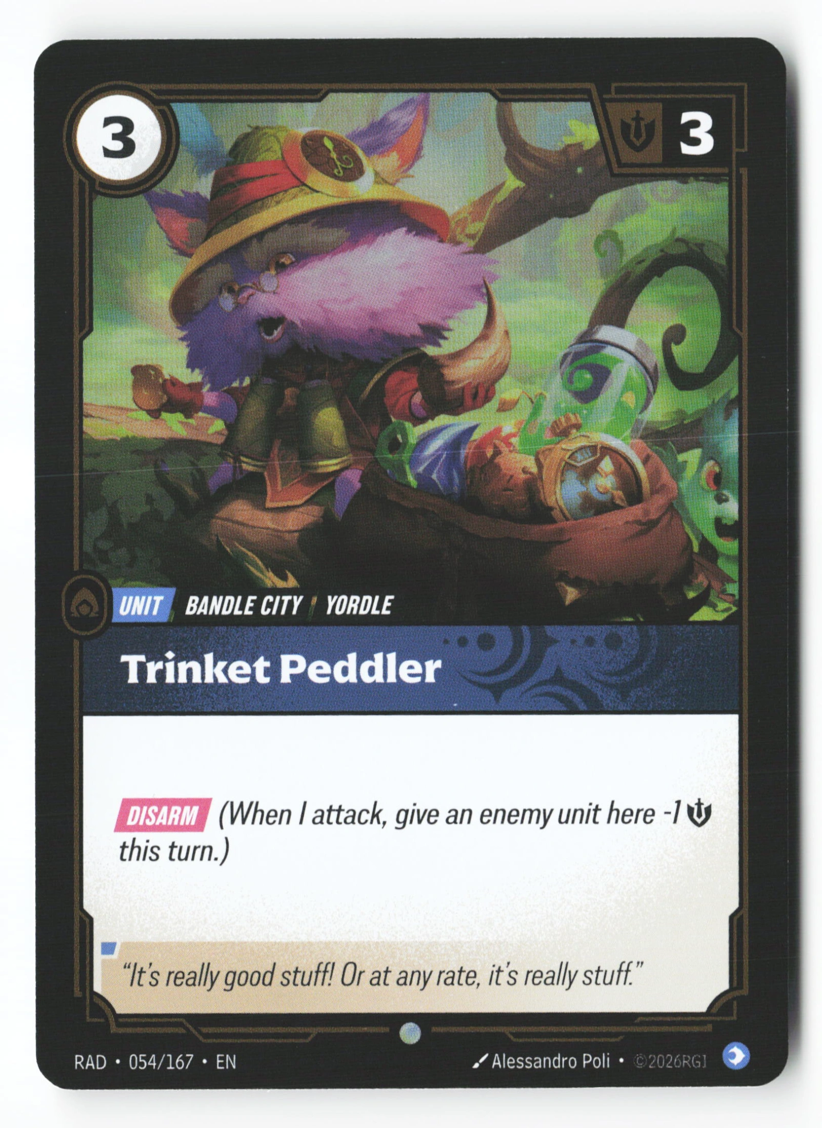 Trinket Peddler (RAD 054) — Voorkant