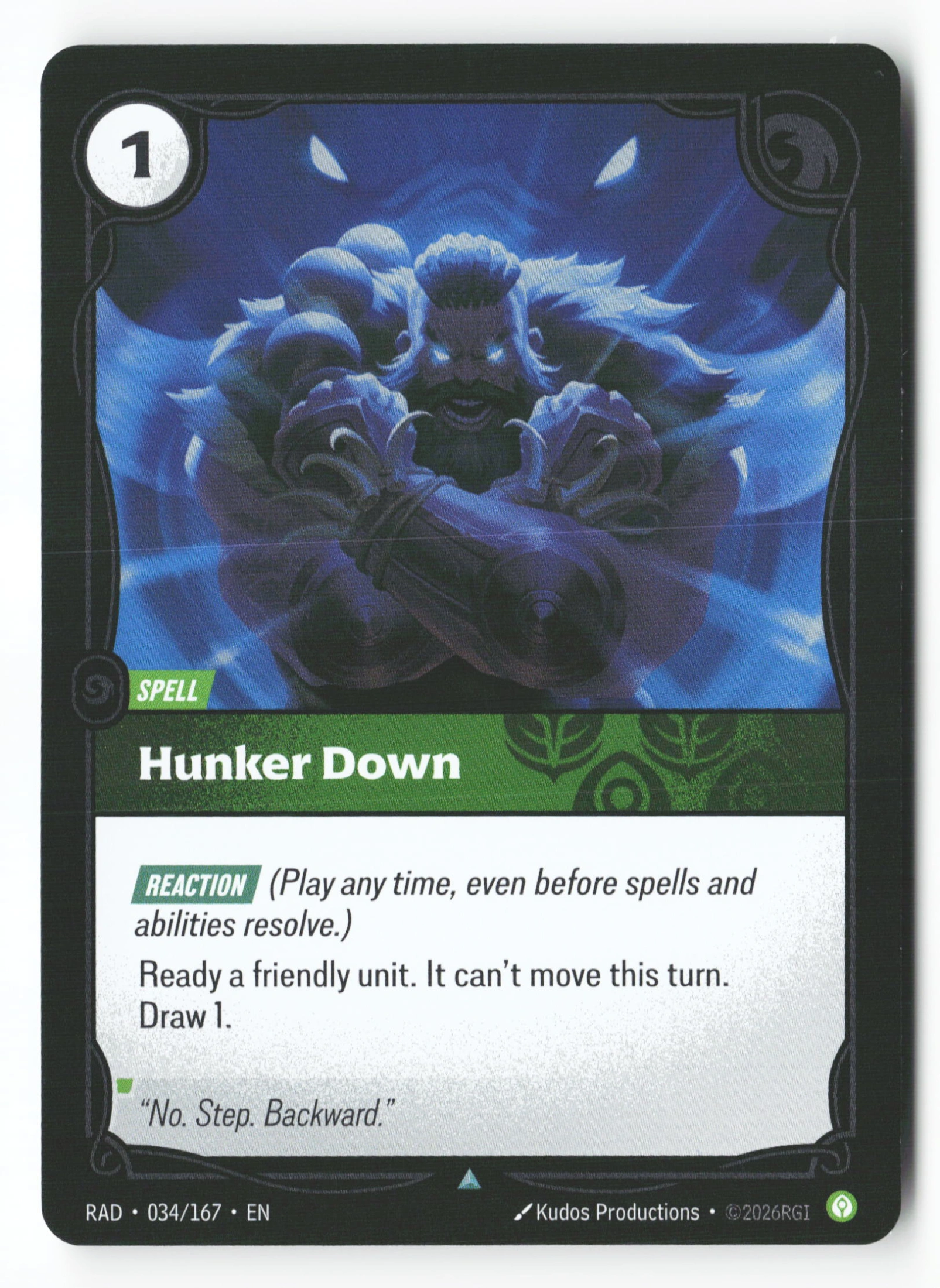 Hunker Down (RAD 034) — Voorkant