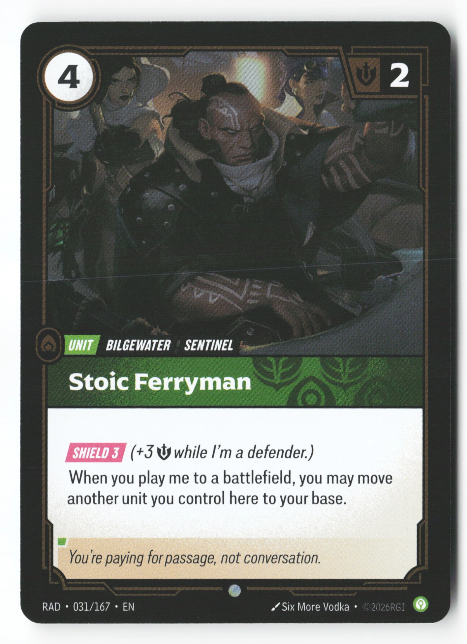 Stoic Ferryman (RAD 031) — Voorkant