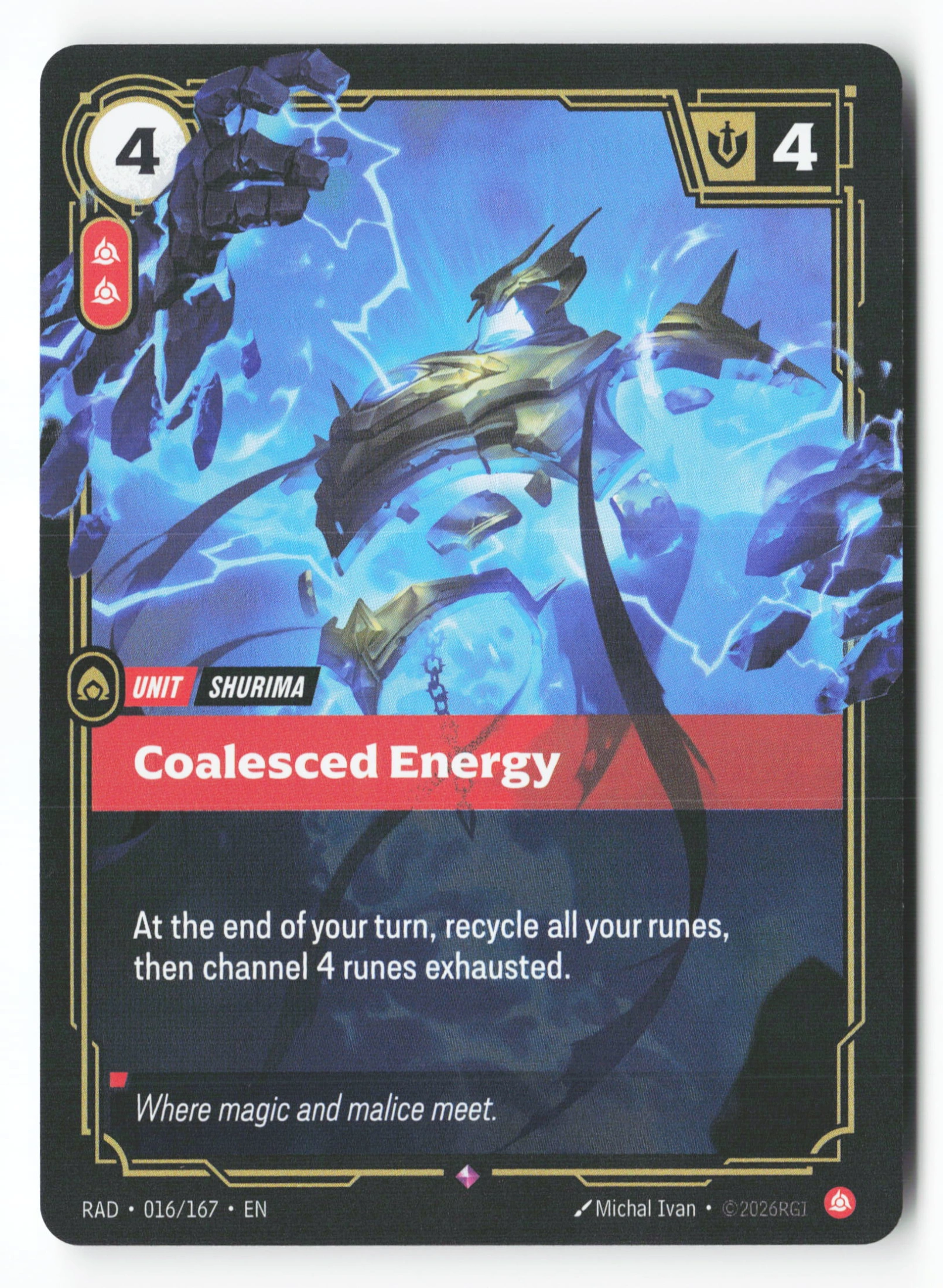 Coalesced Energy (RAD 016) — Voorkant