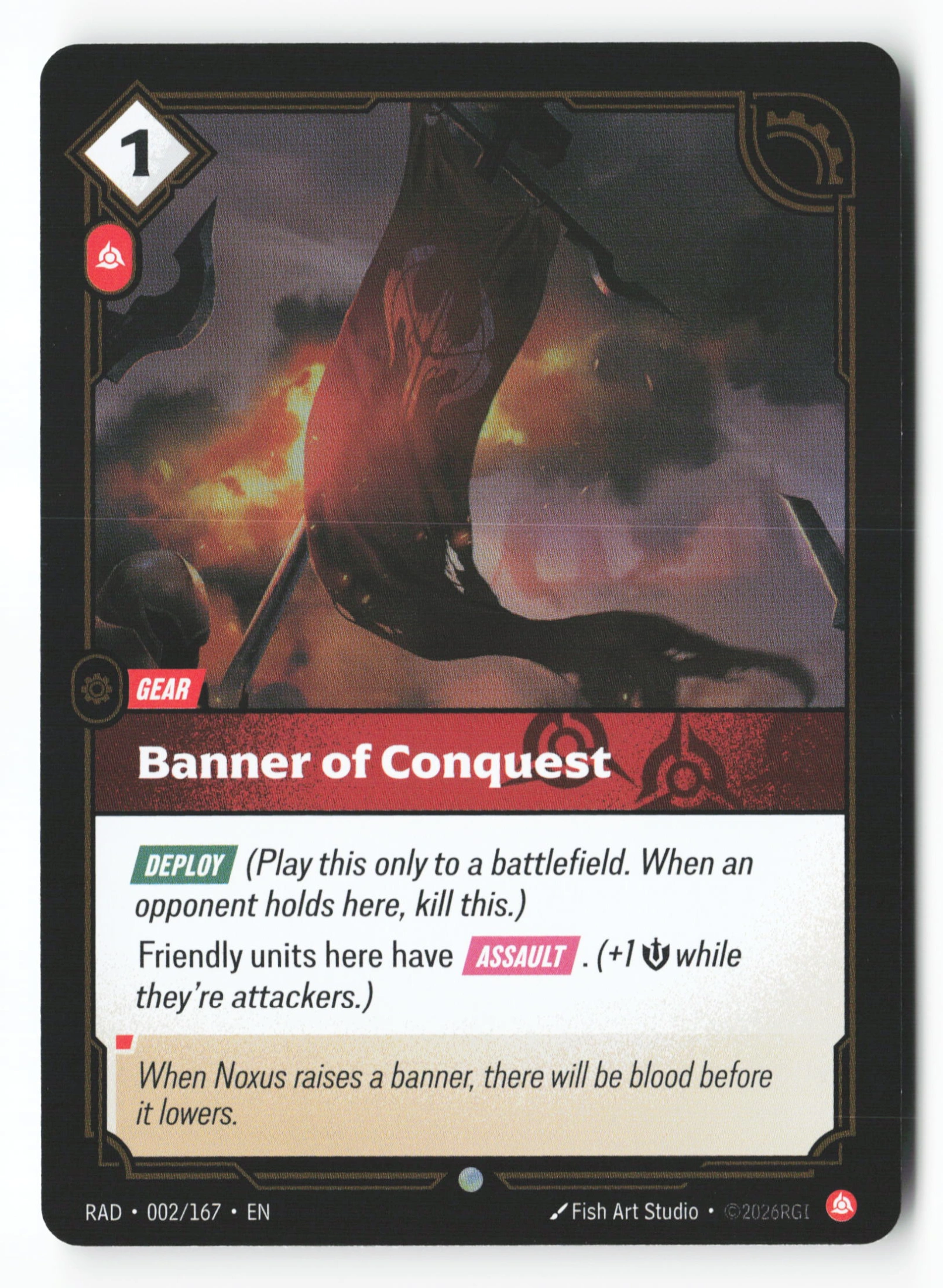 Banner Of Conquest (RAD 002) — Voorkant