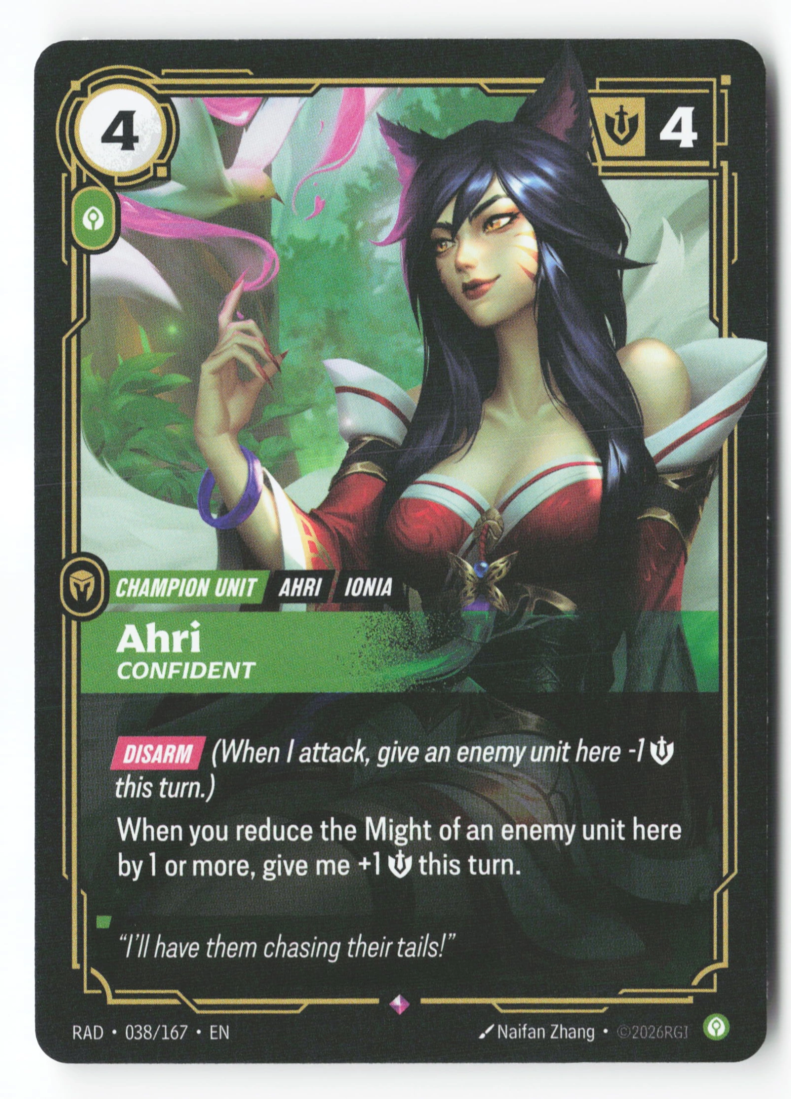 Ahri, Confident (RAD 038) — Voorkant
