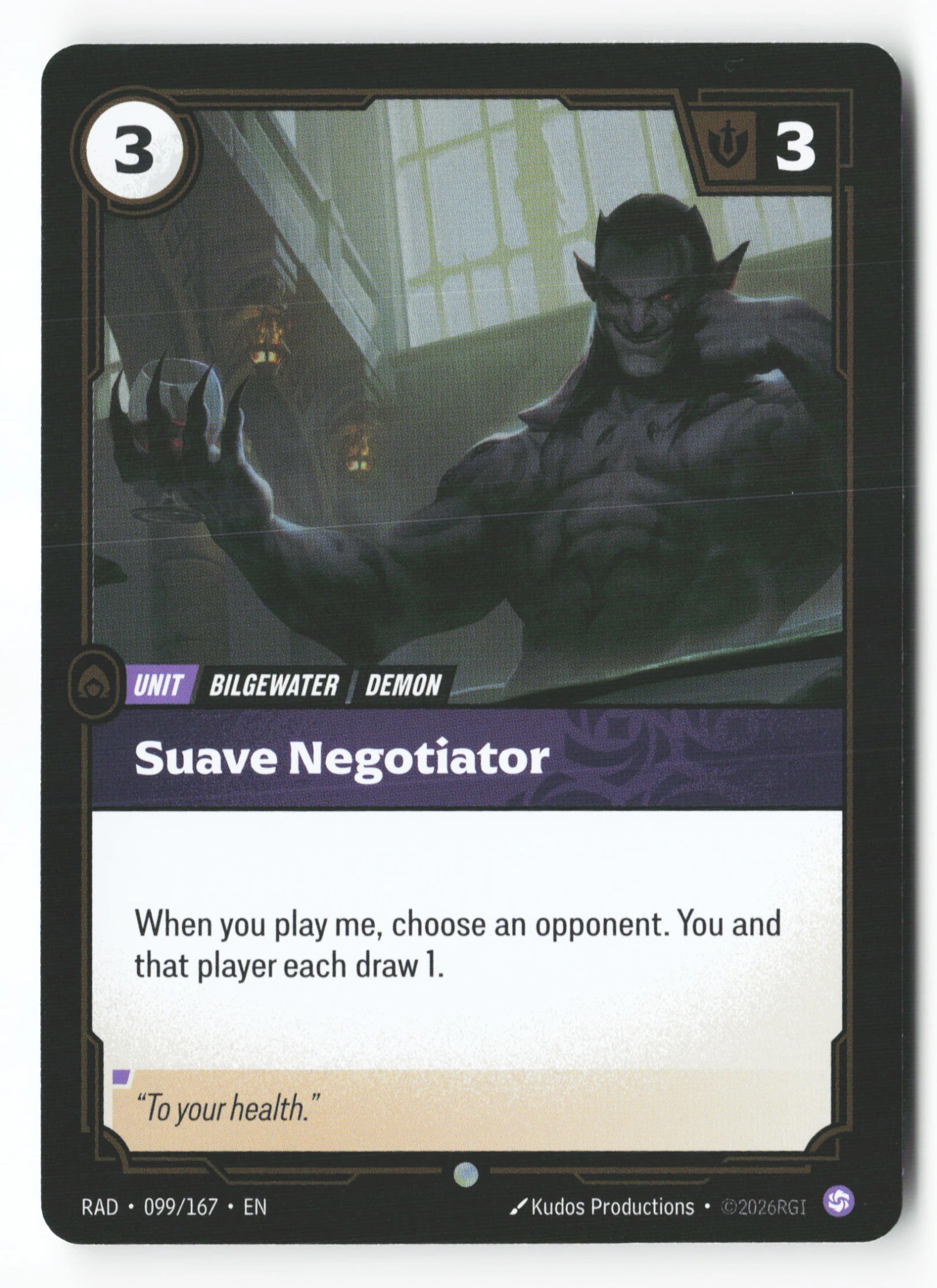 Suave Negotiator (RAD 099) — Voorkant
