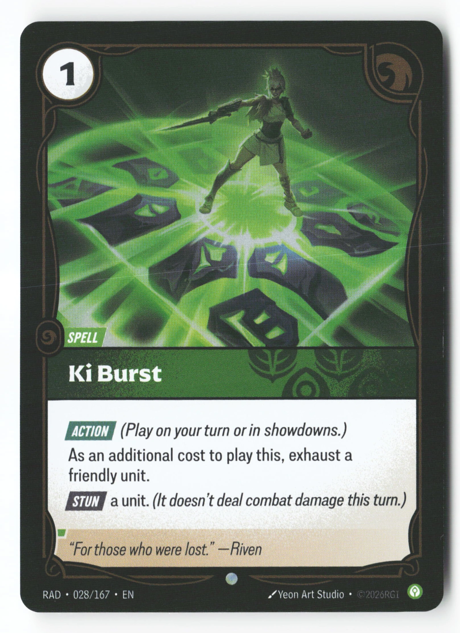 Ki Burst (RAD 028) — Voorkant