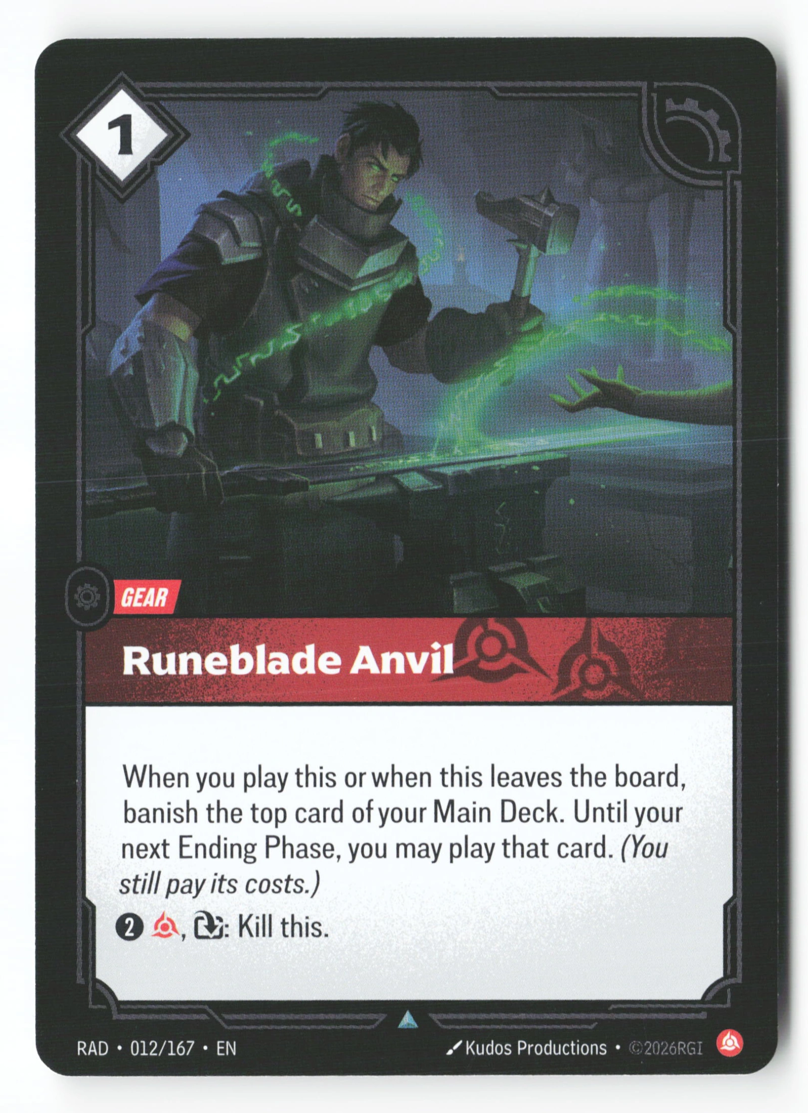 Runeblade Anvil (RAD 012) — Voorkant