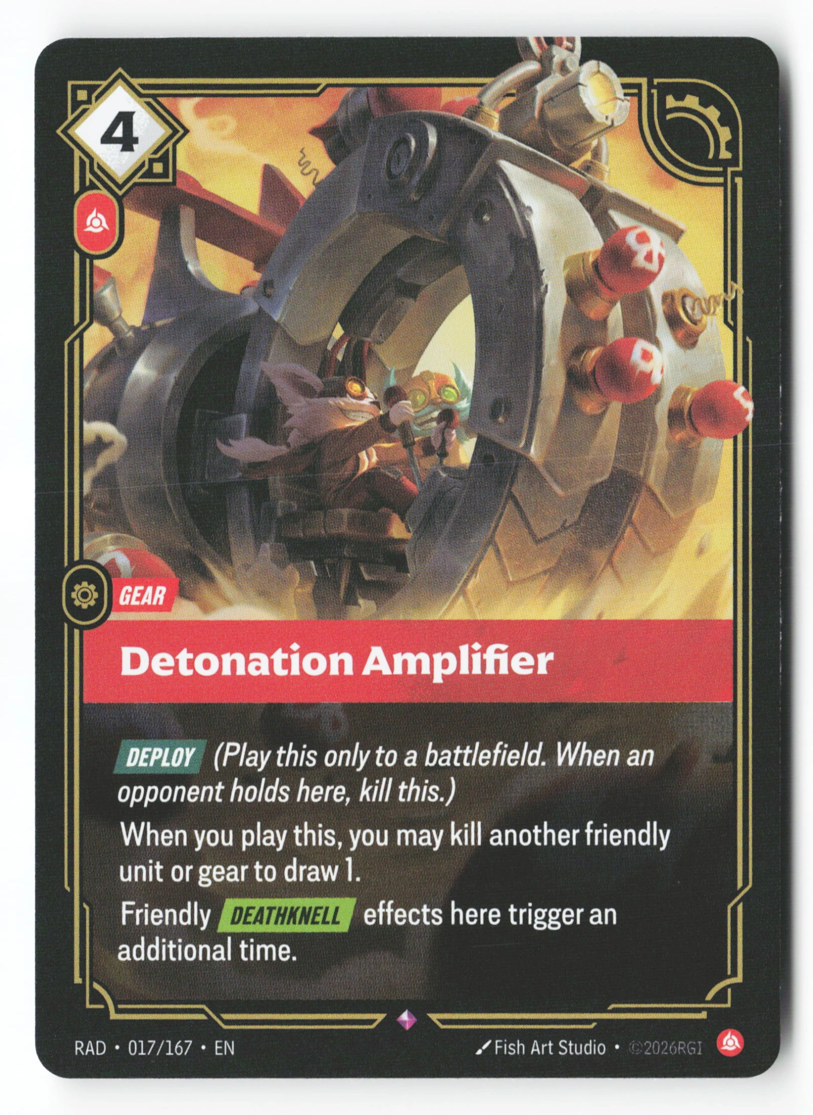 Detonation Amplifier (RAD 017) — Voorkant