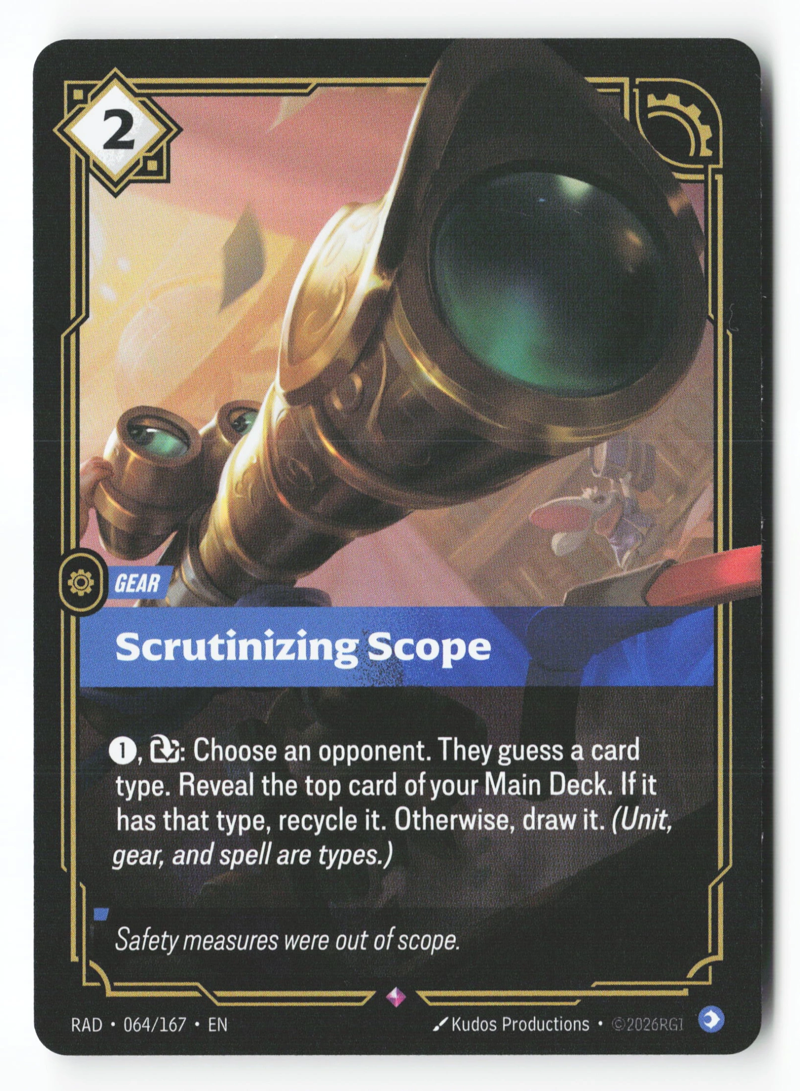 Scrutinizing Scope (RAD 064) — Voorkant
