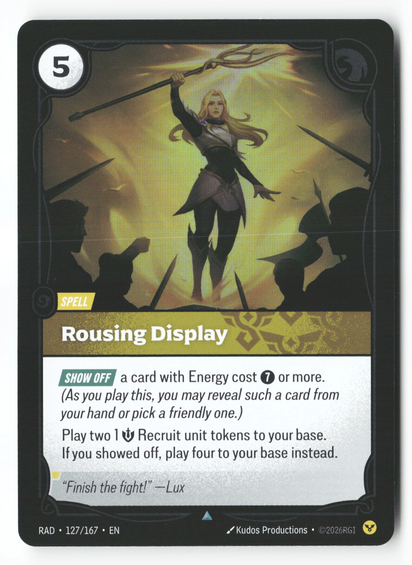 Rousing Display (RAD 127) — Voorkant