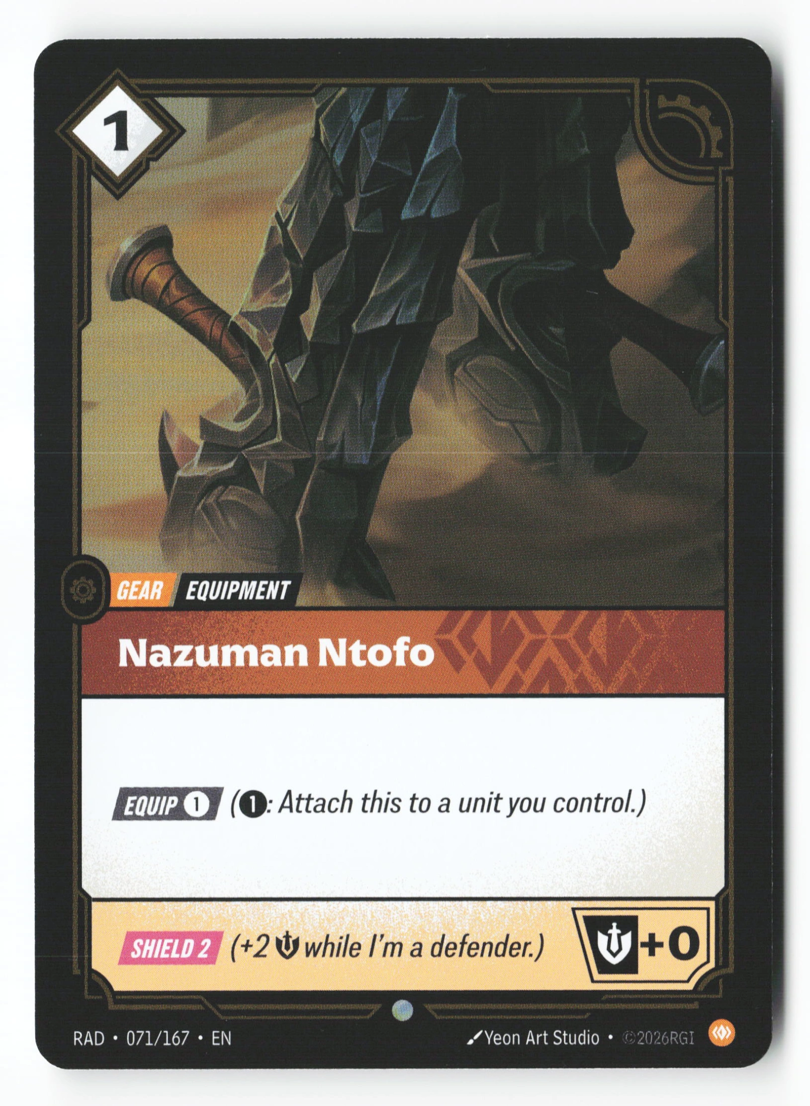 Nazuman Ntofo (RAD 071) — Voorkant