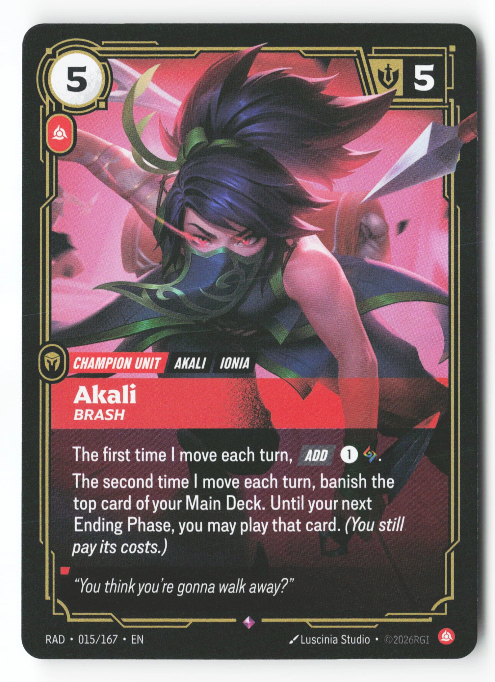 Akali, Brash (RAD 015) — Voorkant