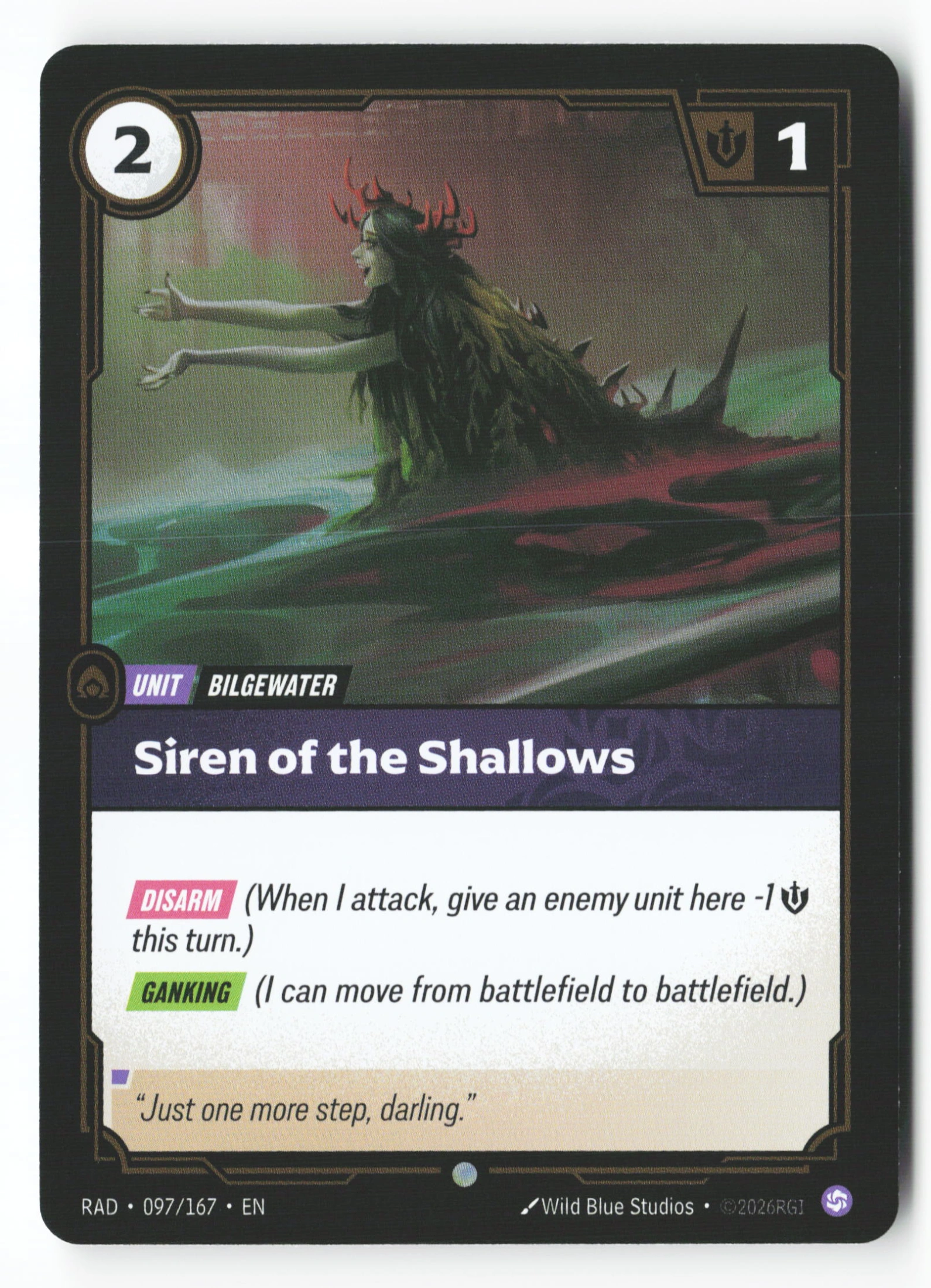 Siren Of The Shallows (RAD 097) — Voorkant