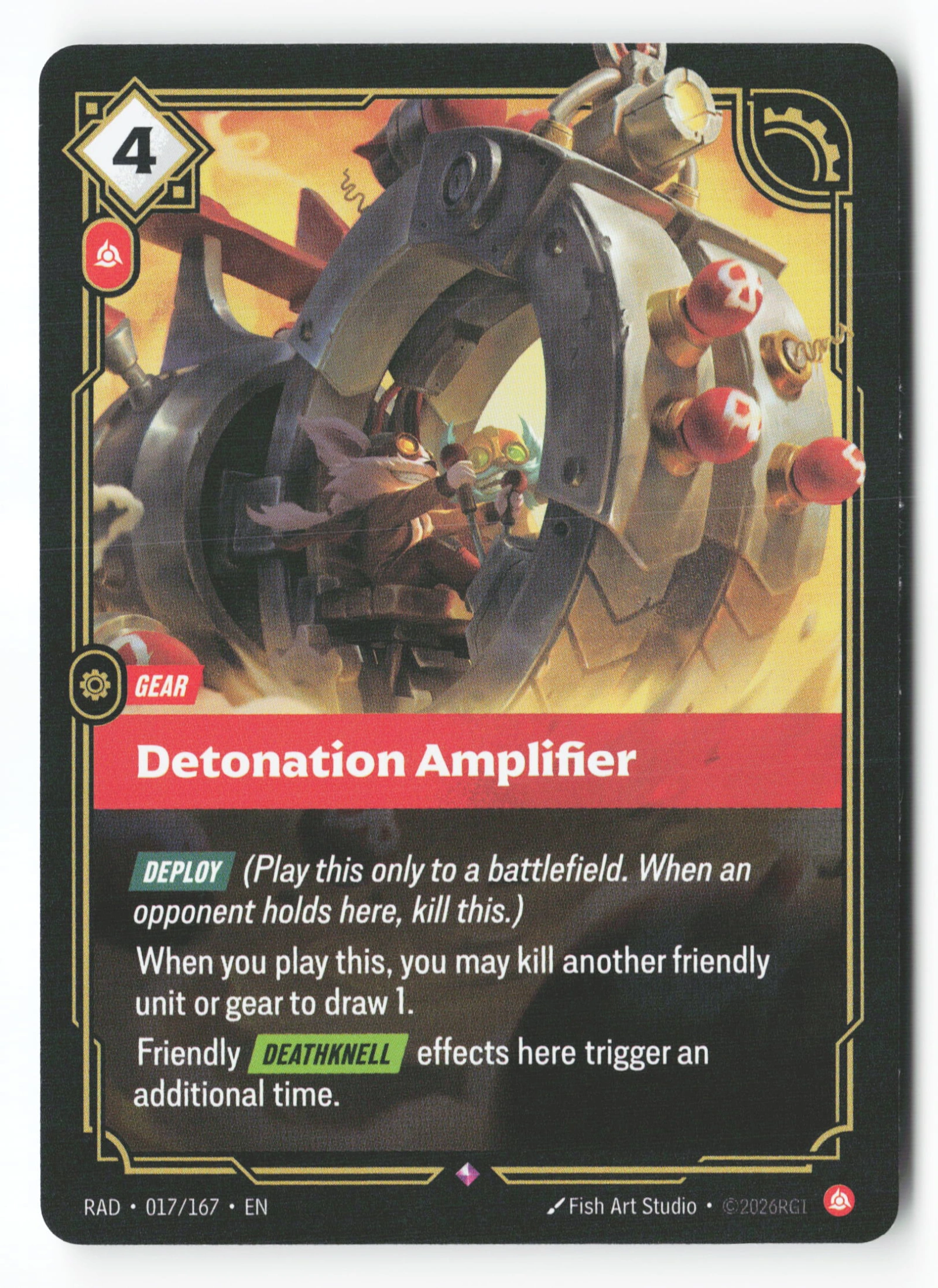 Detonation Amplifier (RAD 017) — Voorkant