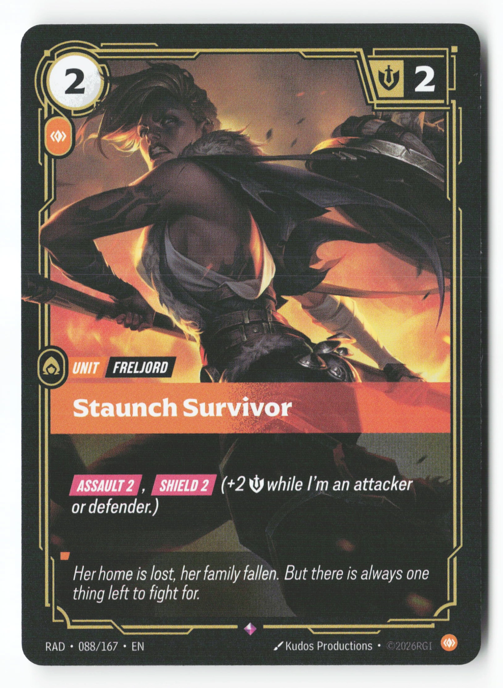 Staunch Survivor (RAD 088) — Voorkant