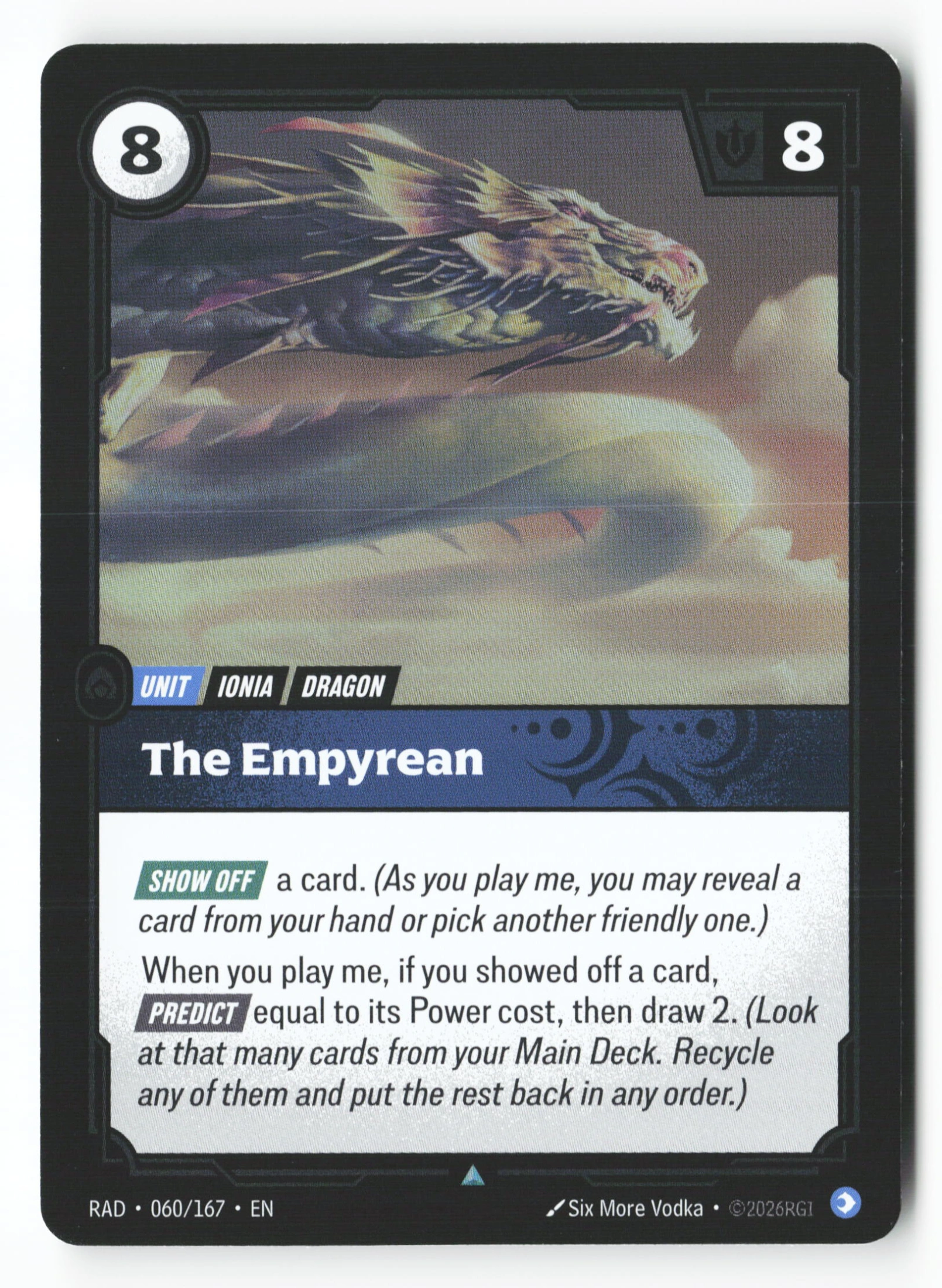 The Empyrean (RAD 060) — Voorkant