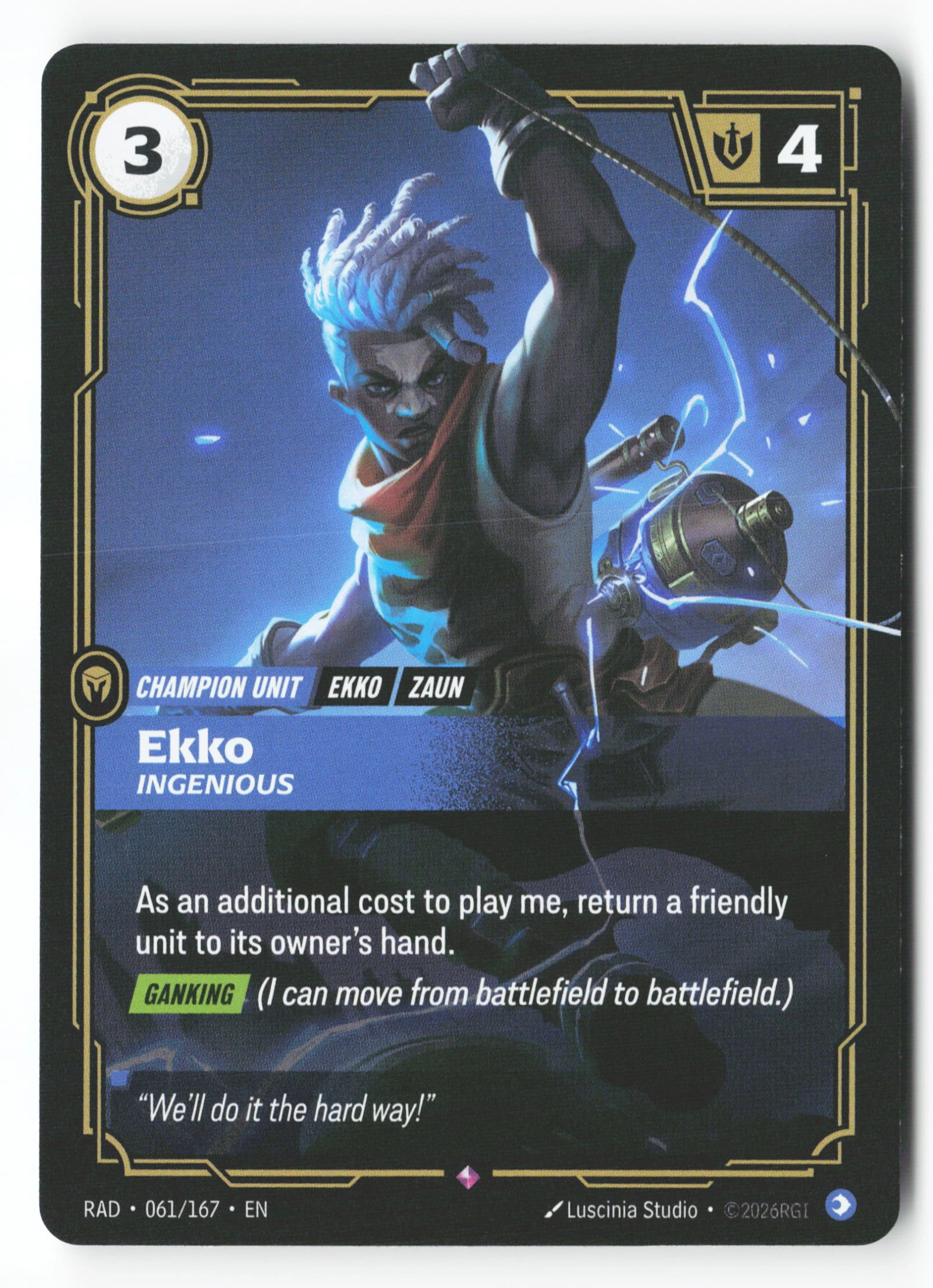 Ekko, Ingenious (RAD 061) — Voorkant