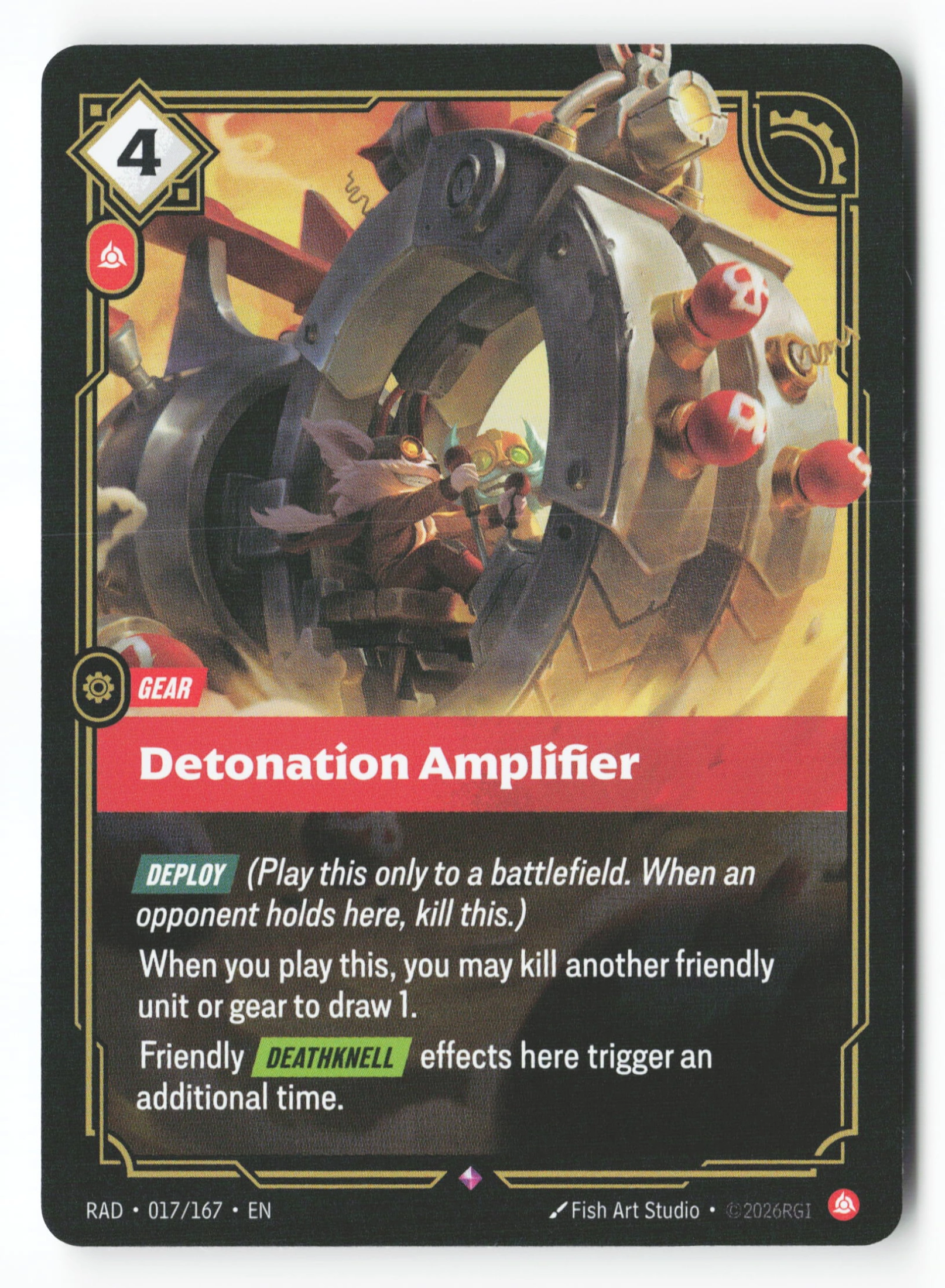 Detonation Amplifier (RAD 017) — Voorkant