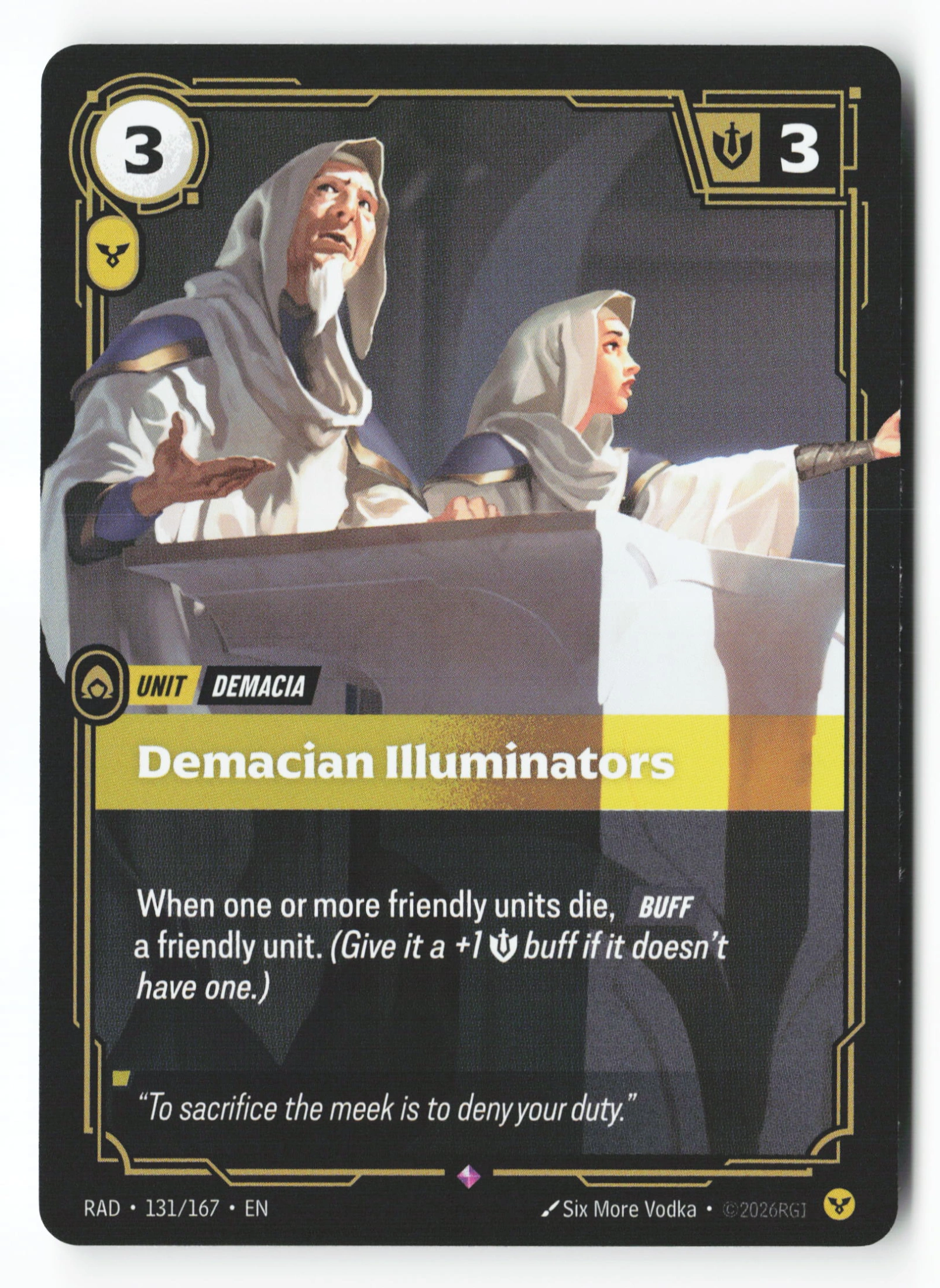 Demacian Illuminators (RAD 131) — Voorkant