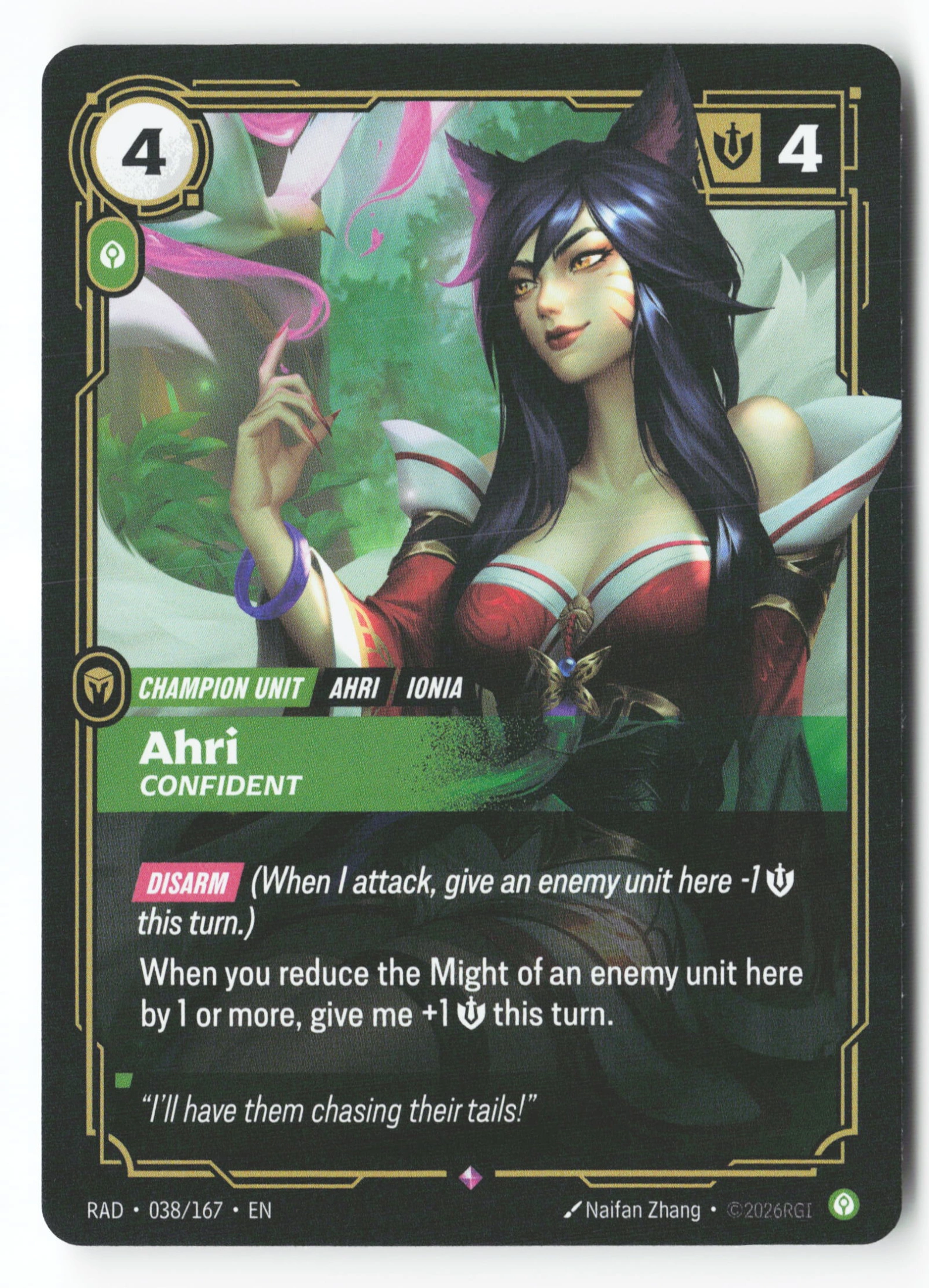 Ahri, Confident (RAD 038) — Voorkant