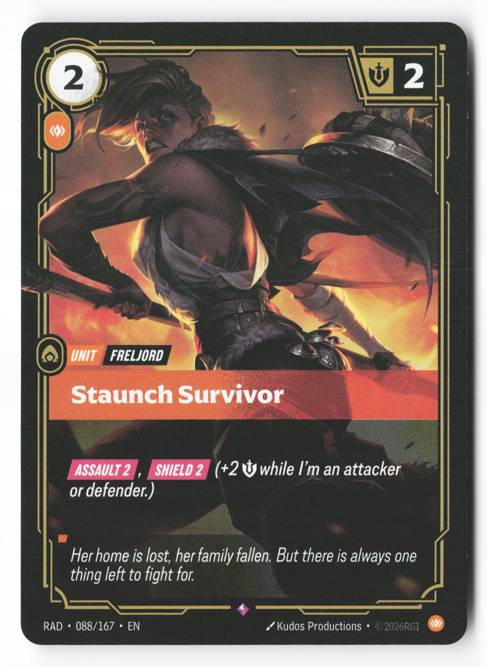 Staunch Survivor (RAD 088) — Voorkant