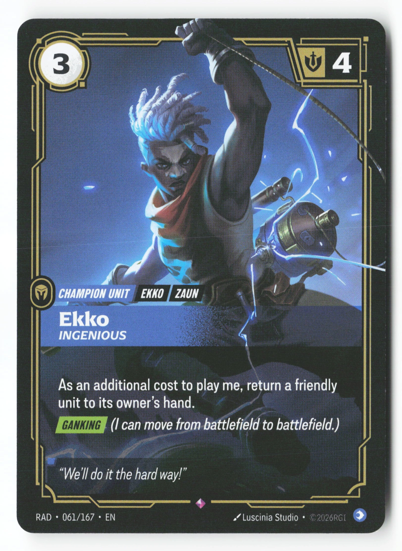 Ekko, Ingenious (RAD 061) — Voorkant