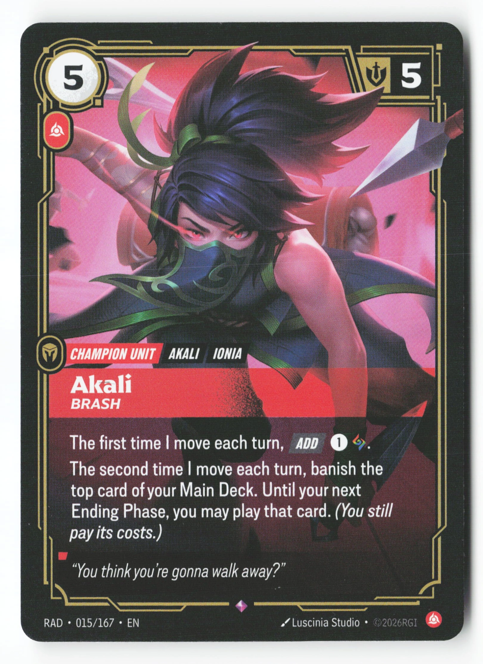 Akali, Brash (RAD 015) — Voorkant