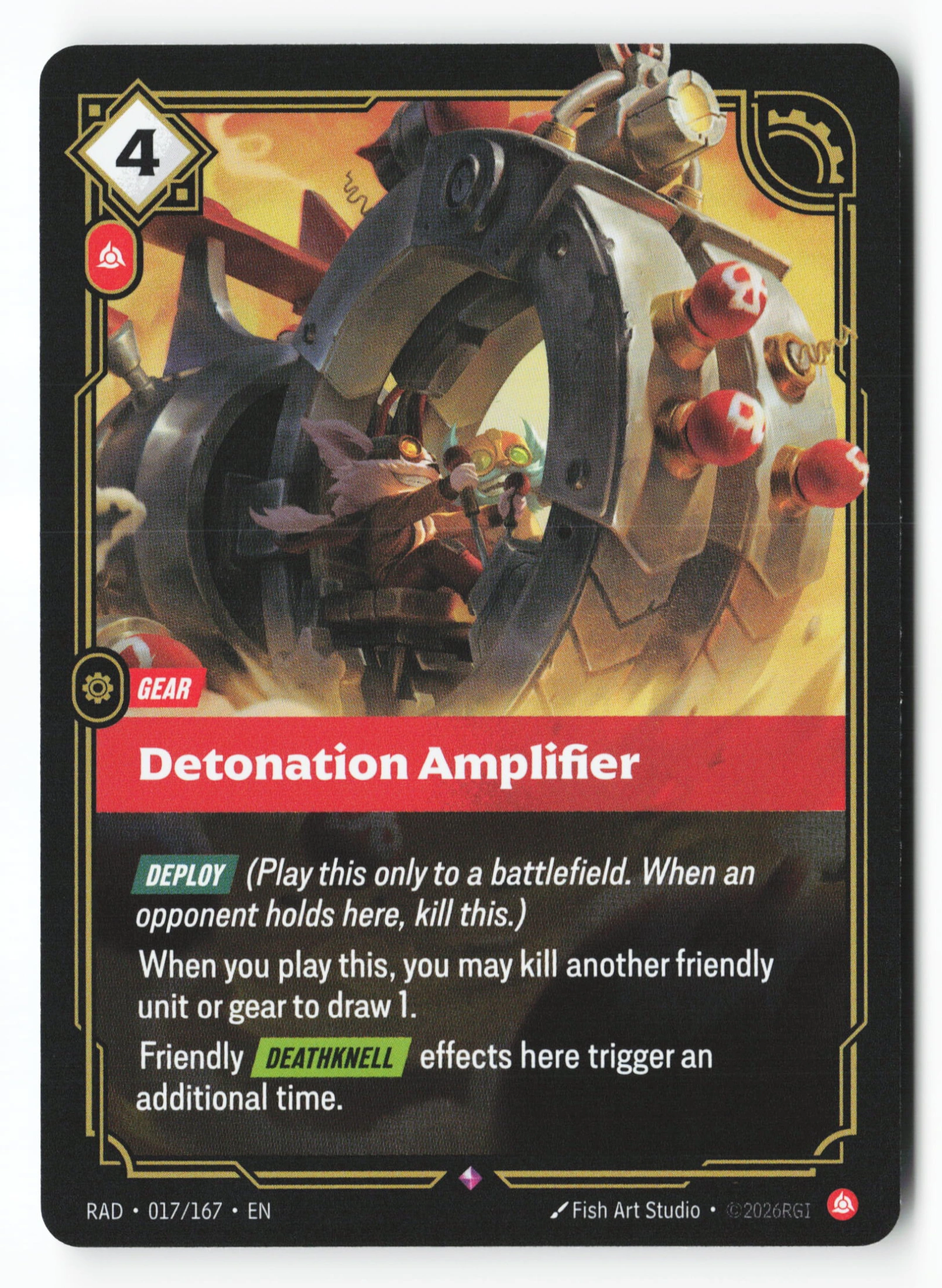 Detonation Amplifier (RAD 017) — Voorkant