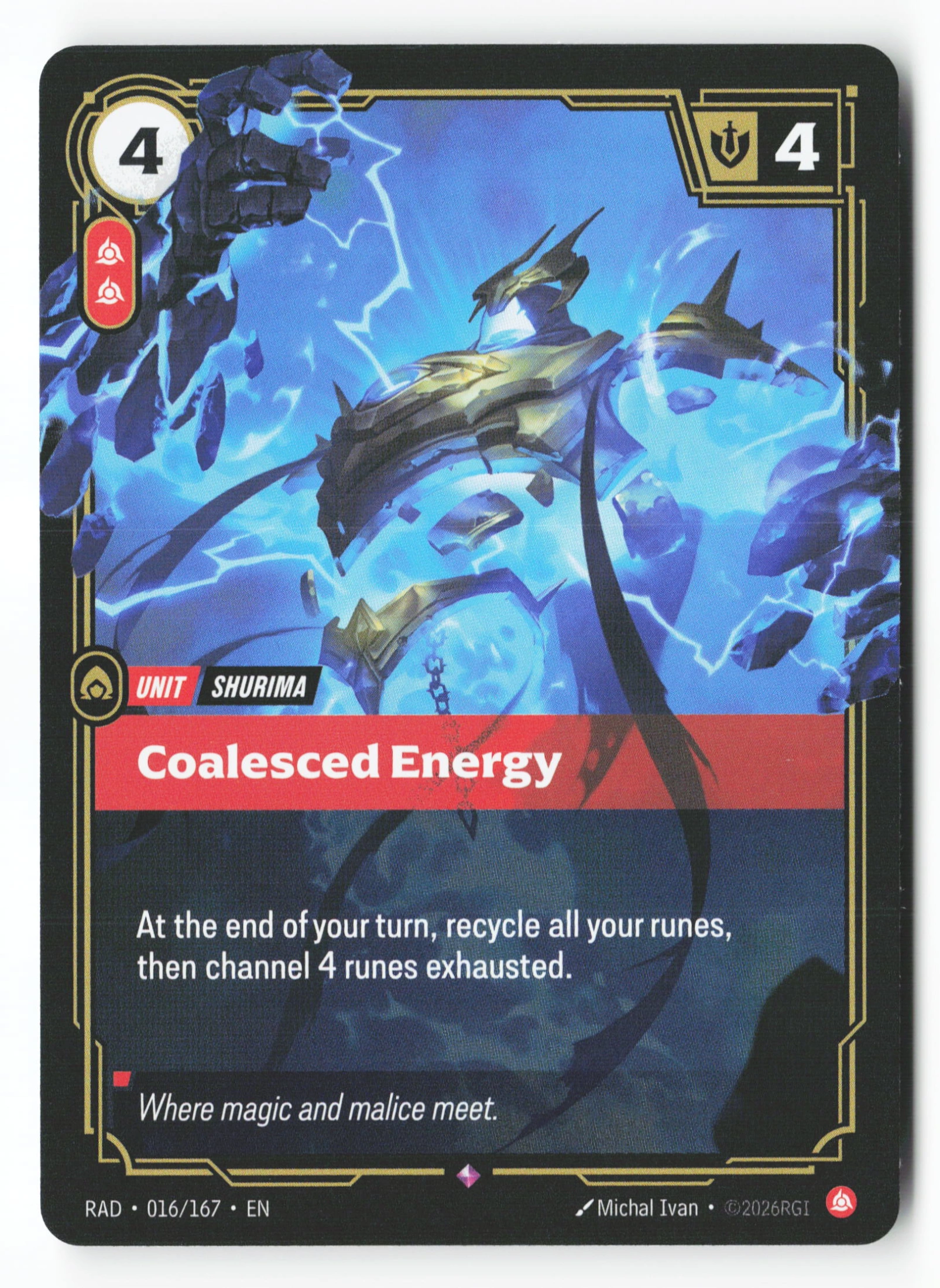 Coalesced Energy (RAD 016) — Voorkant