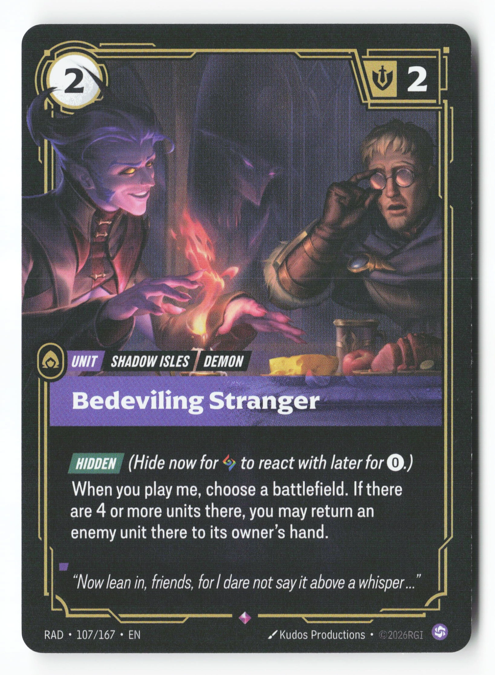 Bedeviling Stranger (RAD 107) — Voorkant