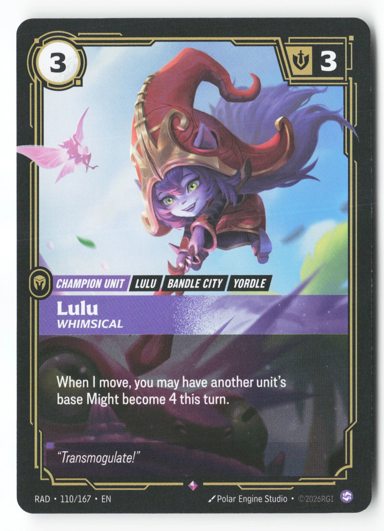 Lulu, Whimsical (RAD 110) — Voorkant
