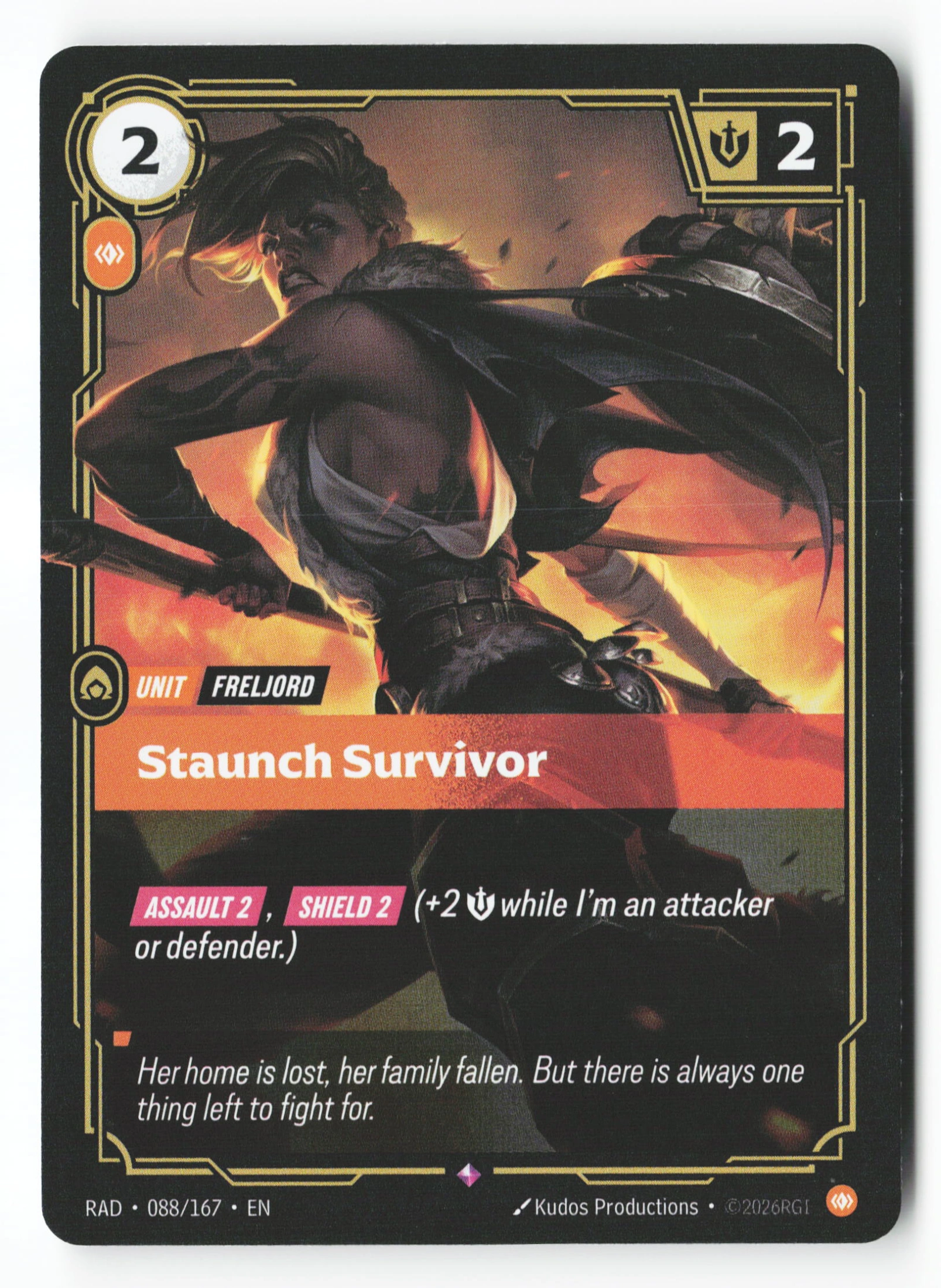 Staunch Survivor (RAD 088) — Voorkant