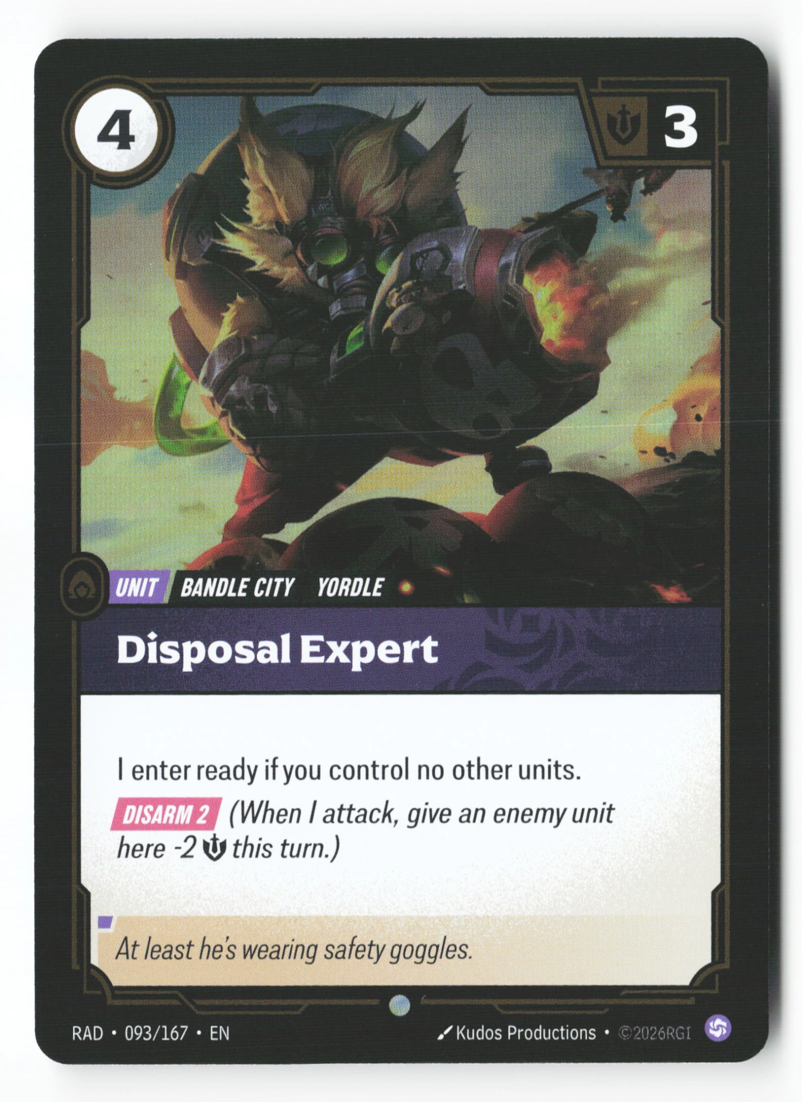 Disposal Expert (RAD 093) — Voorkant