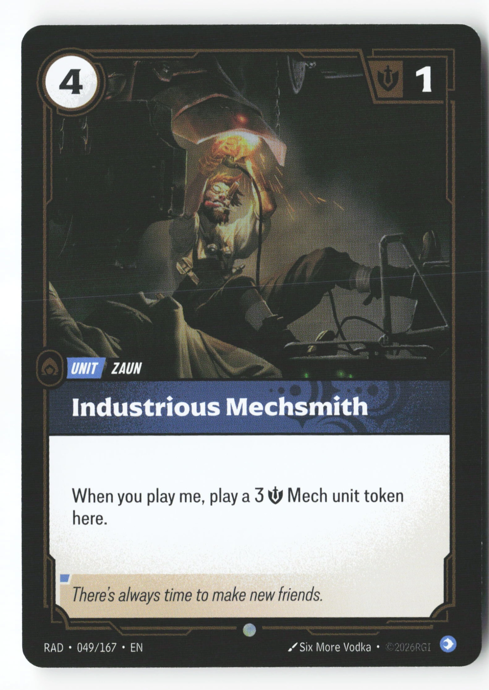 Industrious Mechsmith (RAD 049) — Voorkant