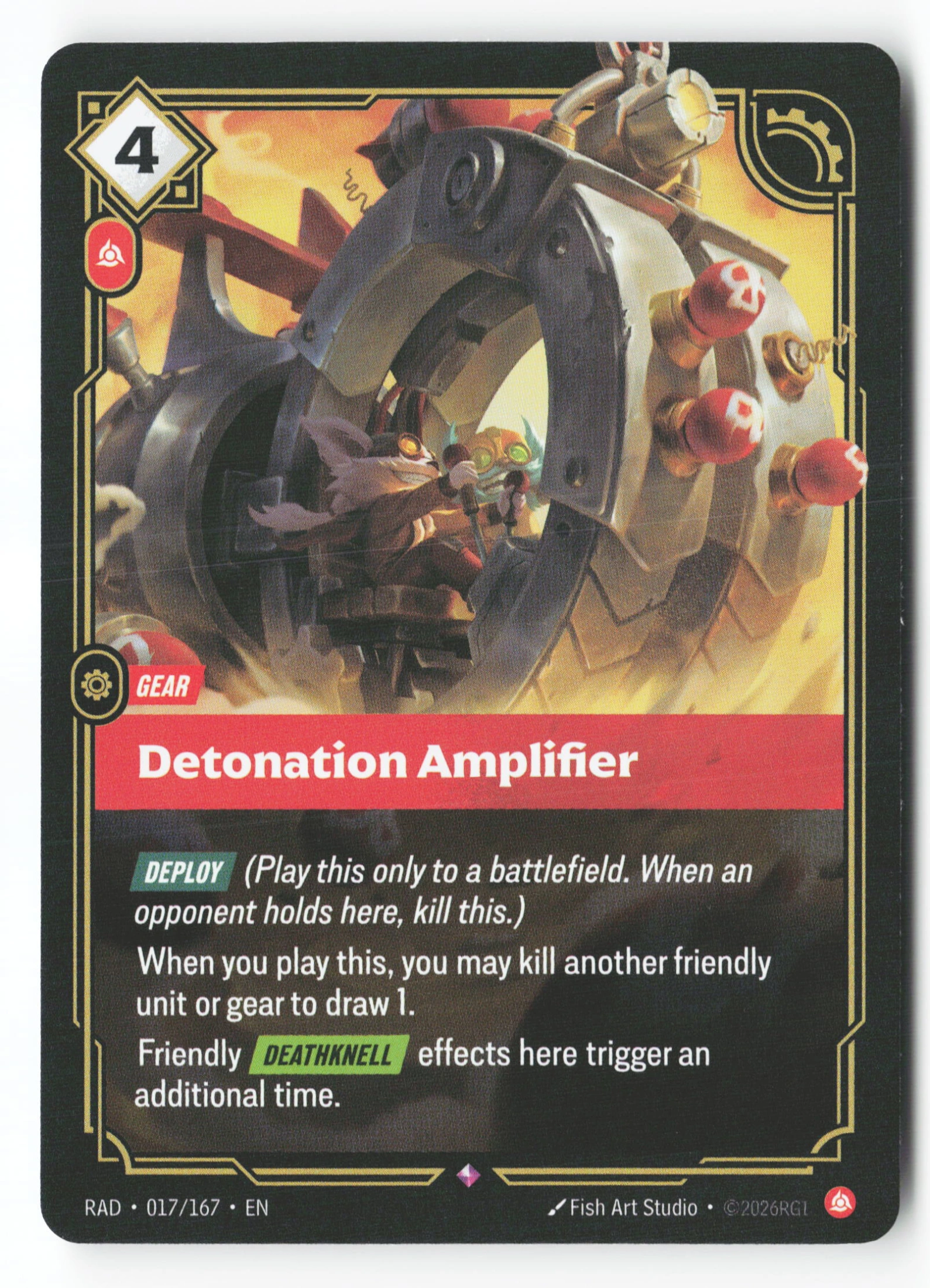 Detonation Amplifier (RAD 017) — Voorkant