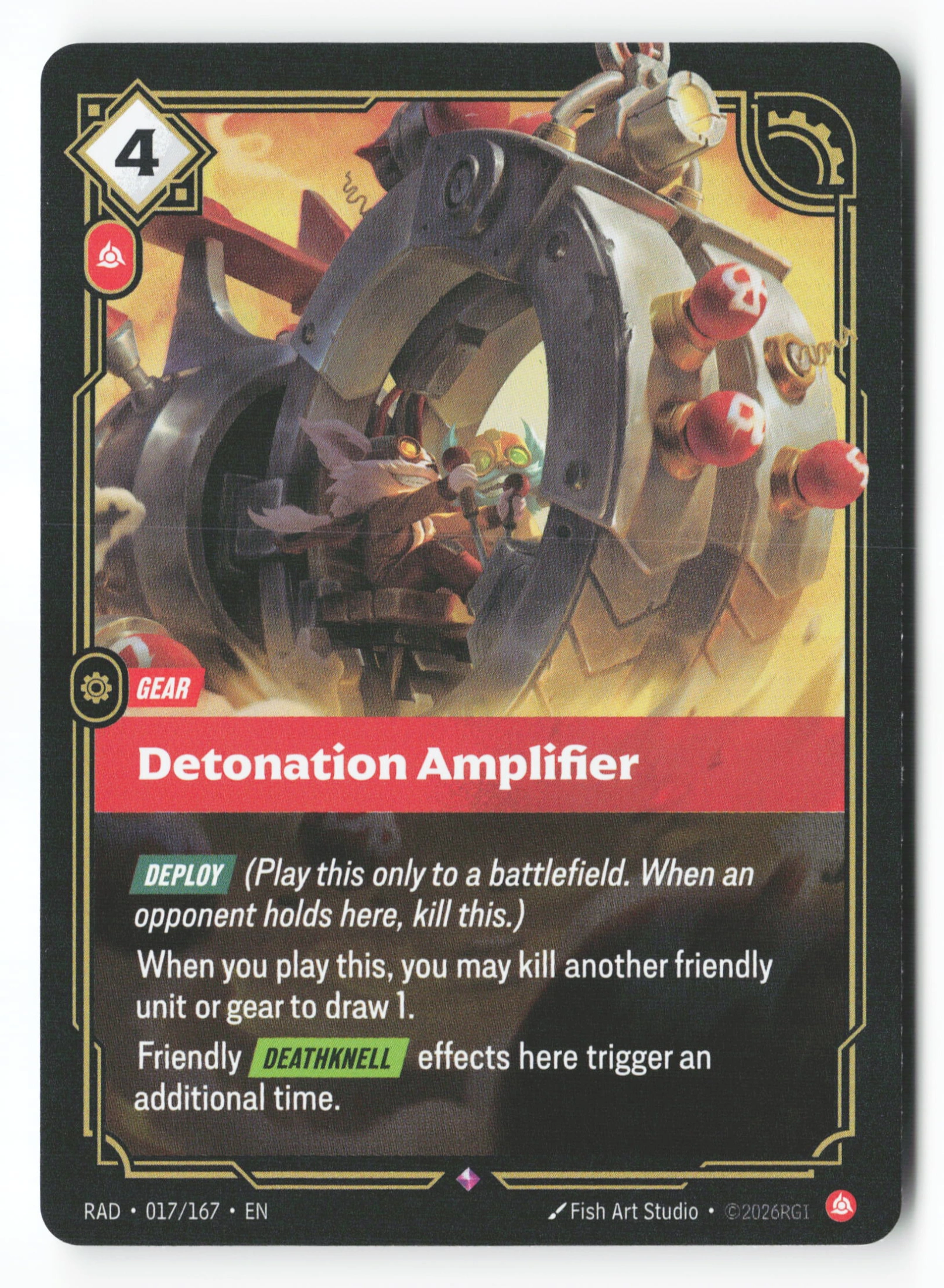 Detonation Amplifier (RAD 017) — Voorkant