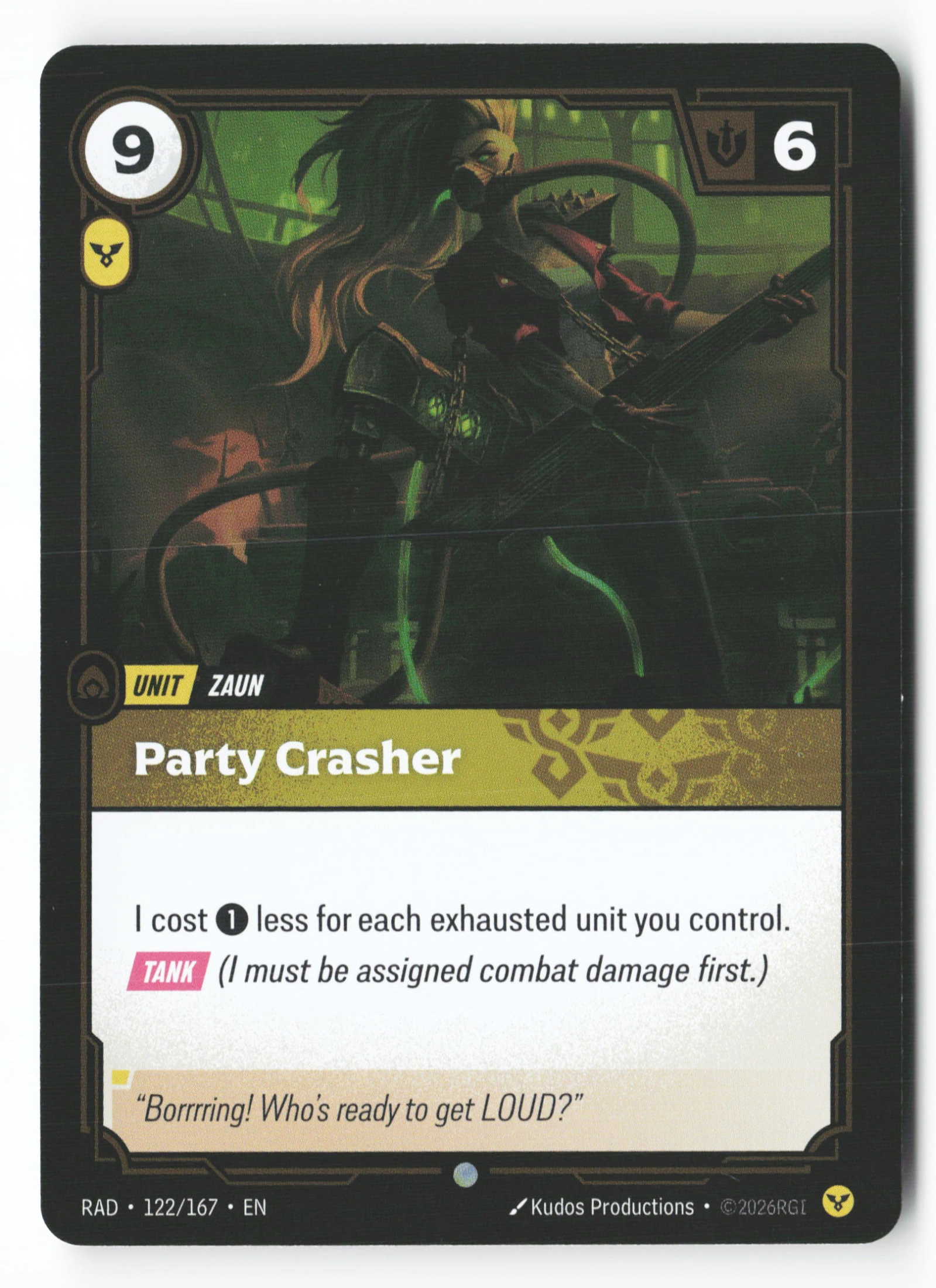 Party Crasher (RAD 122) — Voorkant