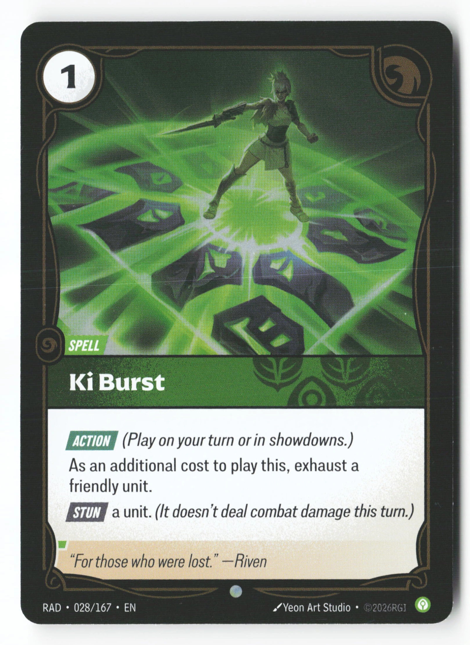 Ki Burst (RAD 028) — Voorkant
