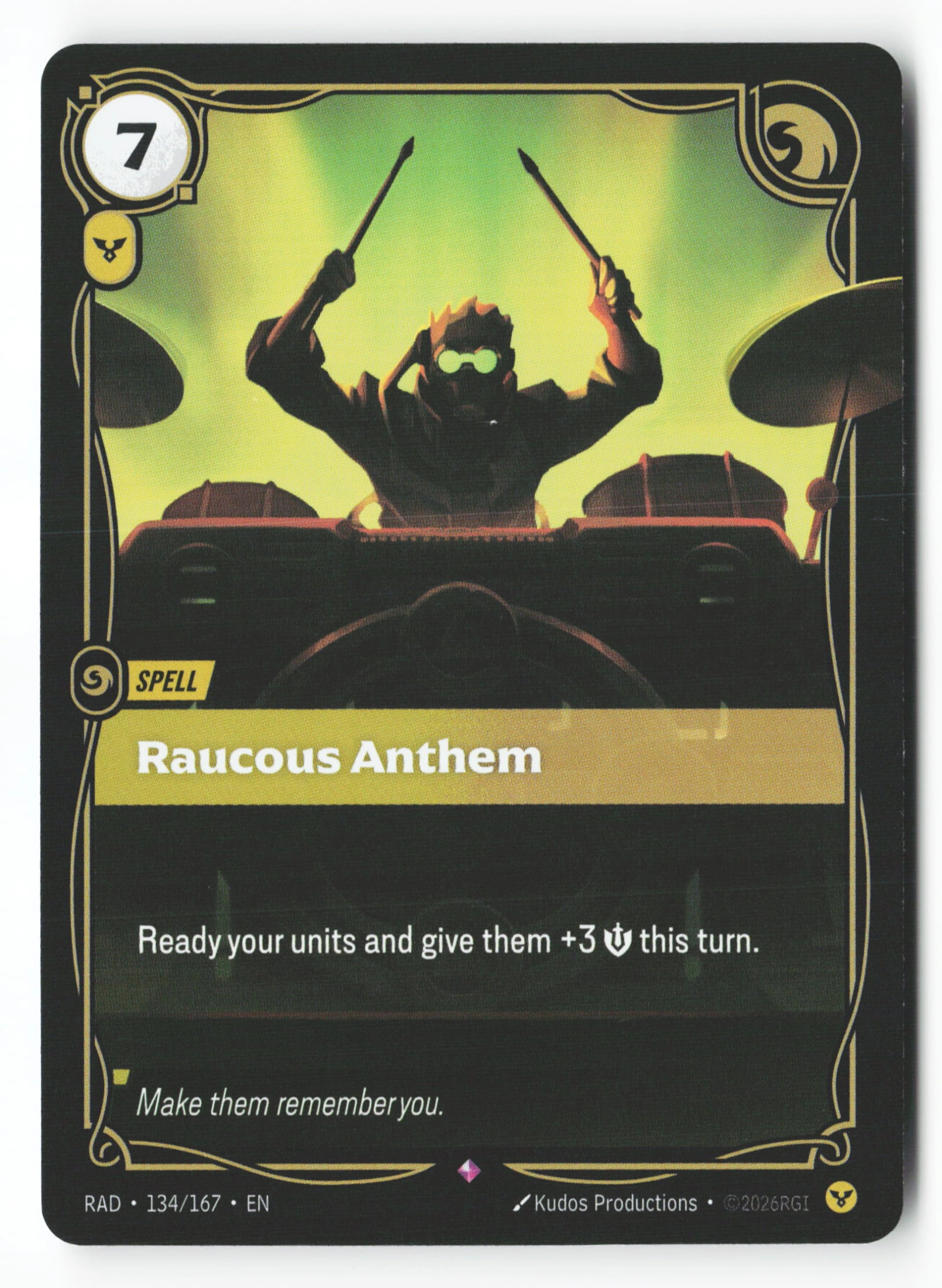 Raucous Anthem (RAD 134) — Voorkant
