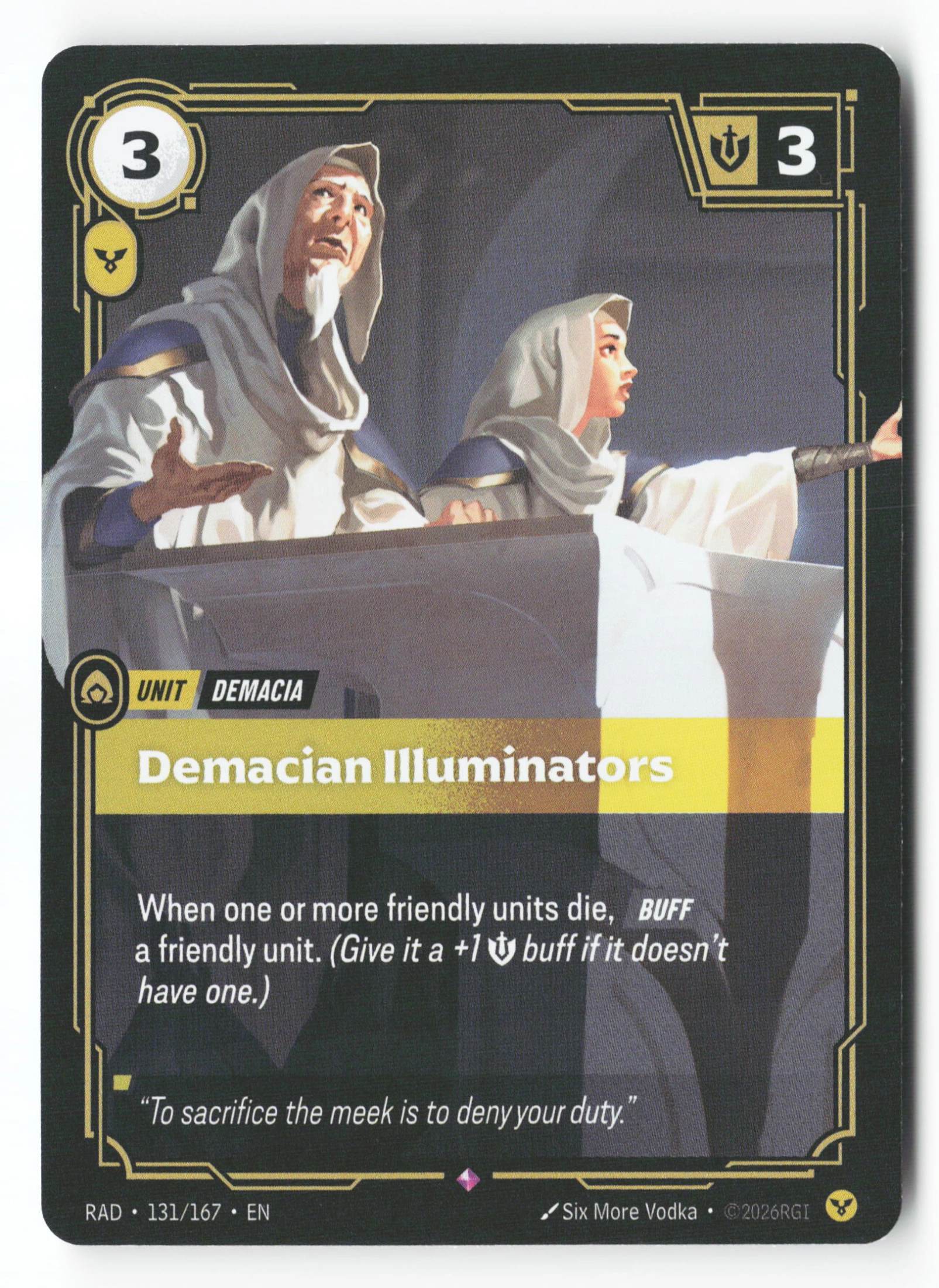 Demacian Illuminators (RAD 131) — Voorkant