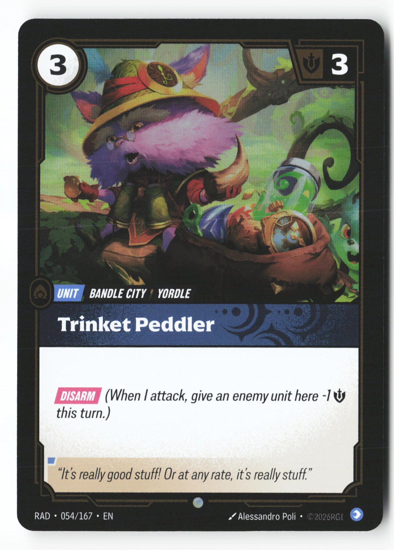Trinket Peddler (RAD 054) — Voorkant