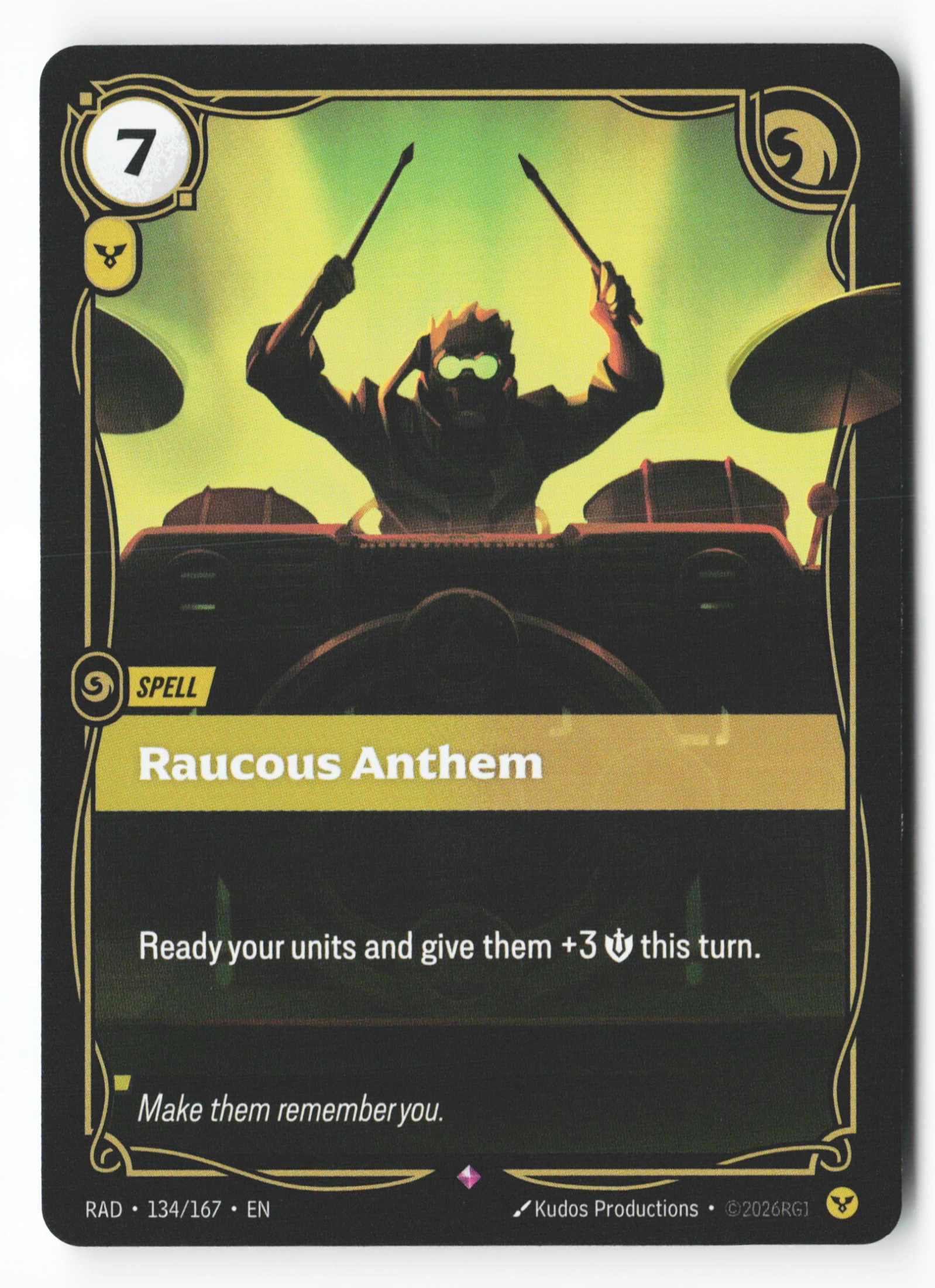 Raucous Anthem (RAD 134) — Voorkant