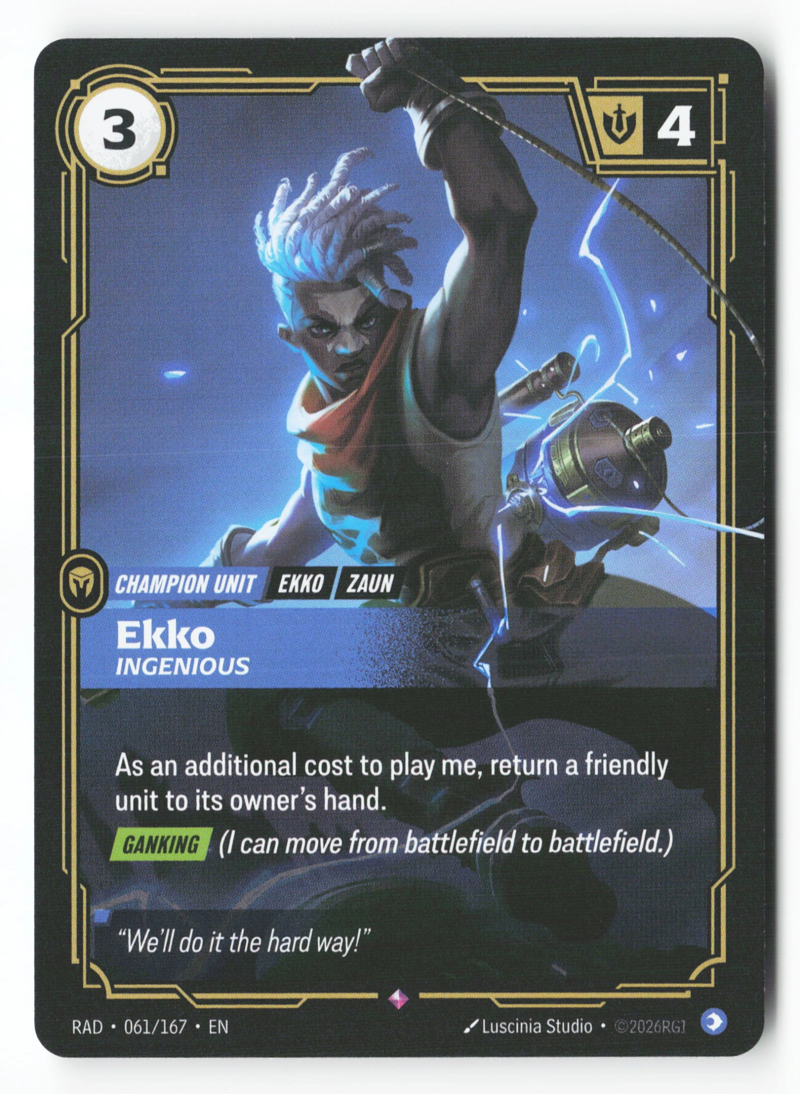 Ekko, Ingenious (RAD 061) — Voorkant