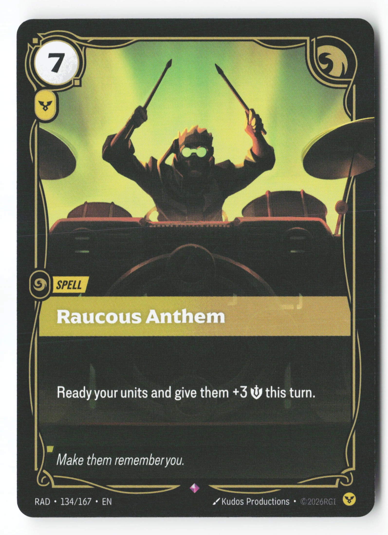 Raucous Anthem (RAD 134) — Voorkant