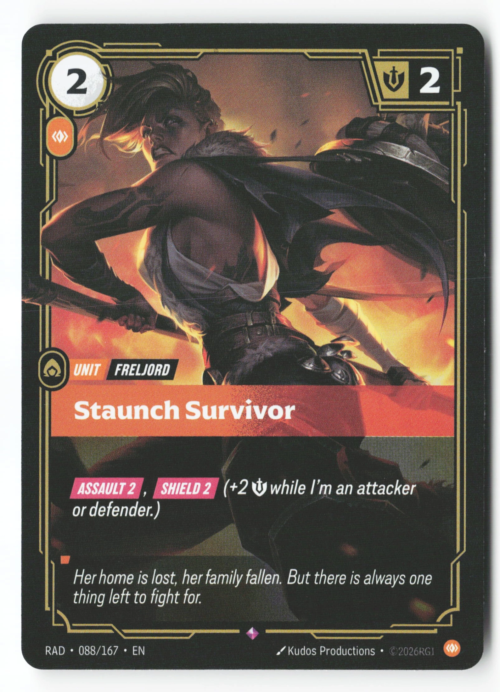 Staunch Survivor (RAD 088) — Voorkant