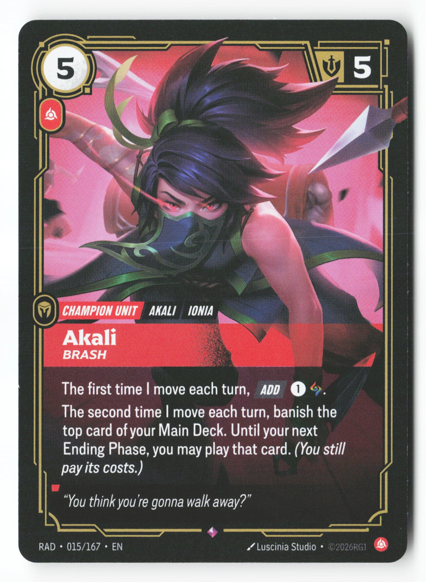 Akali, Brash (RAD 015) — Voorkant
