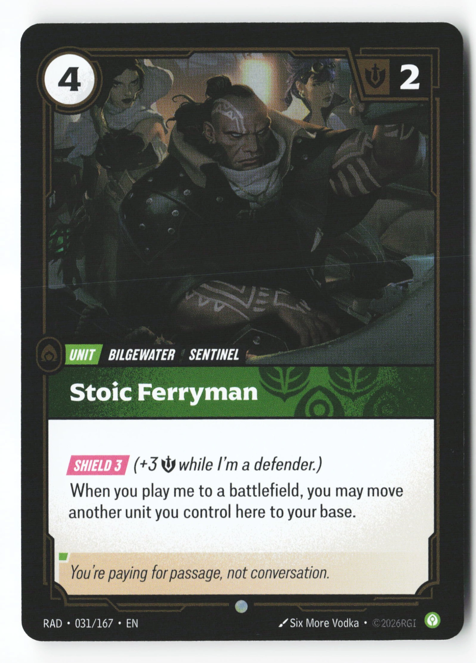 Stoic Ferryman (RAD 031) — Voorkant