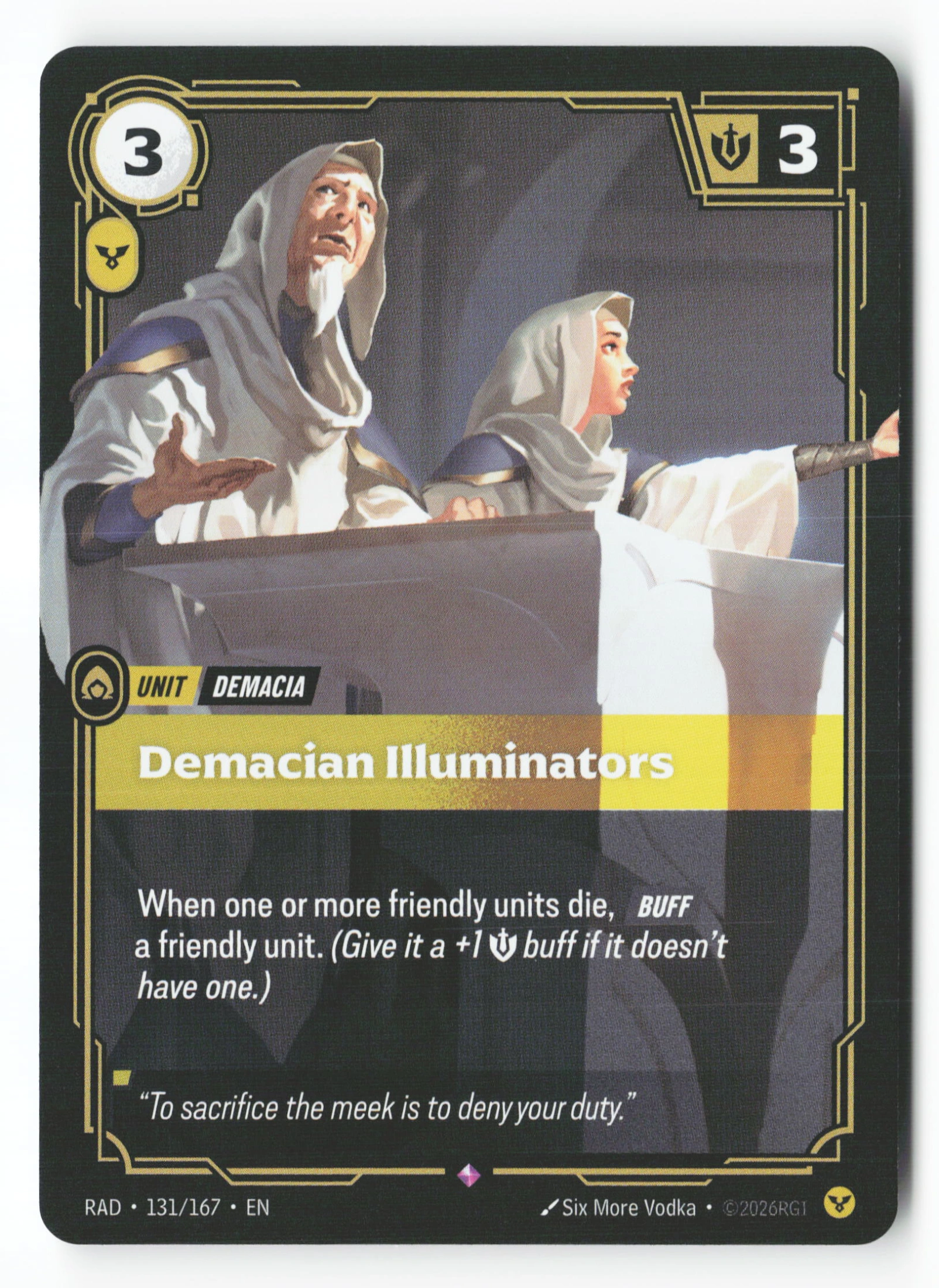 Demacian Illuminators (RAD 131) — Voorkant