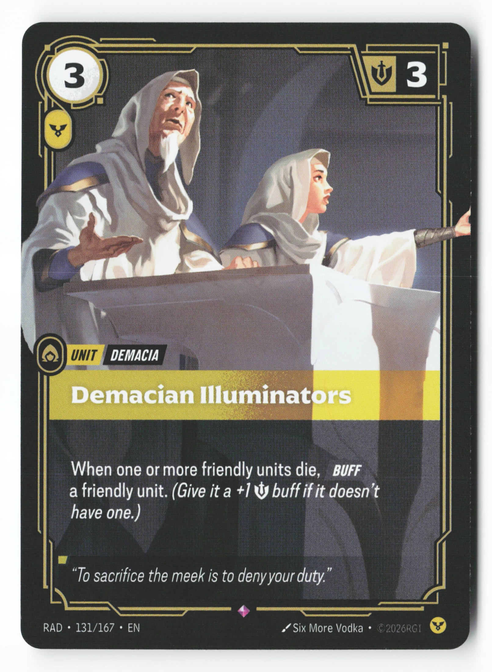 Demacian Illuminators (RAD 131) — Voorkant