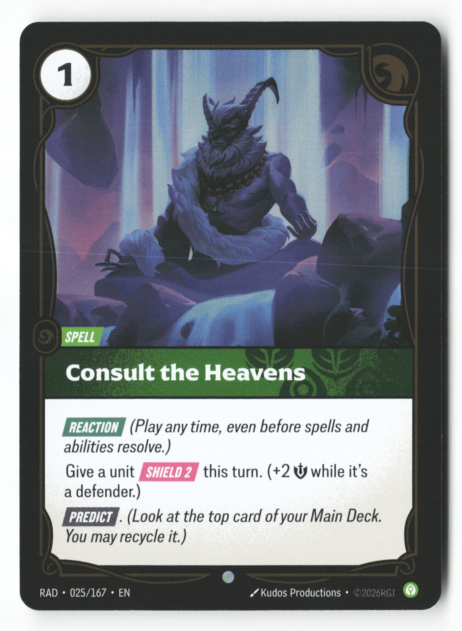 Consult The Heavens (RAD 025) — Voorkant